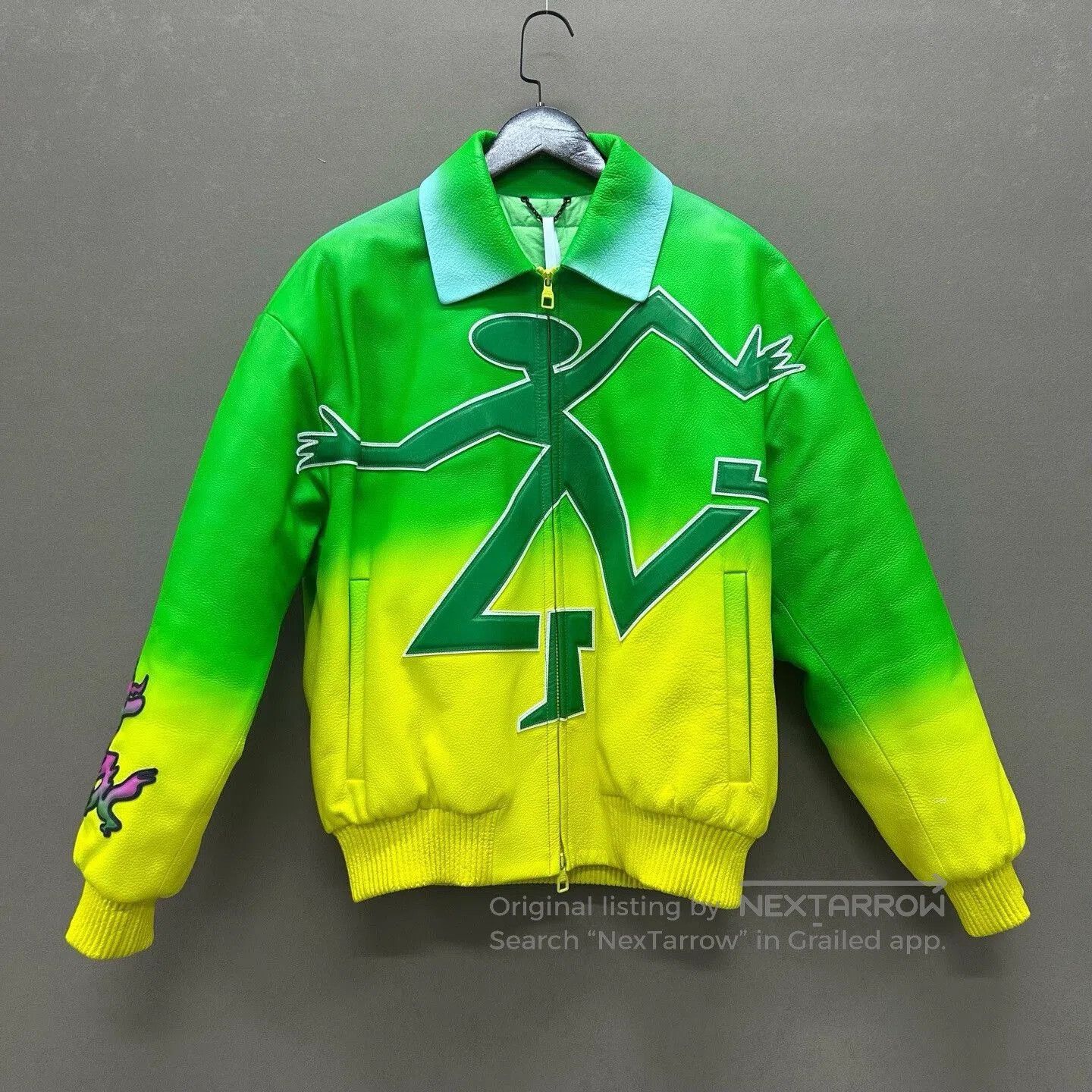 Louis Vuitton louis vuitton fluorescent green baseball jacket. Size US M / EU 48-50 / 2 - 1 Thumbnail