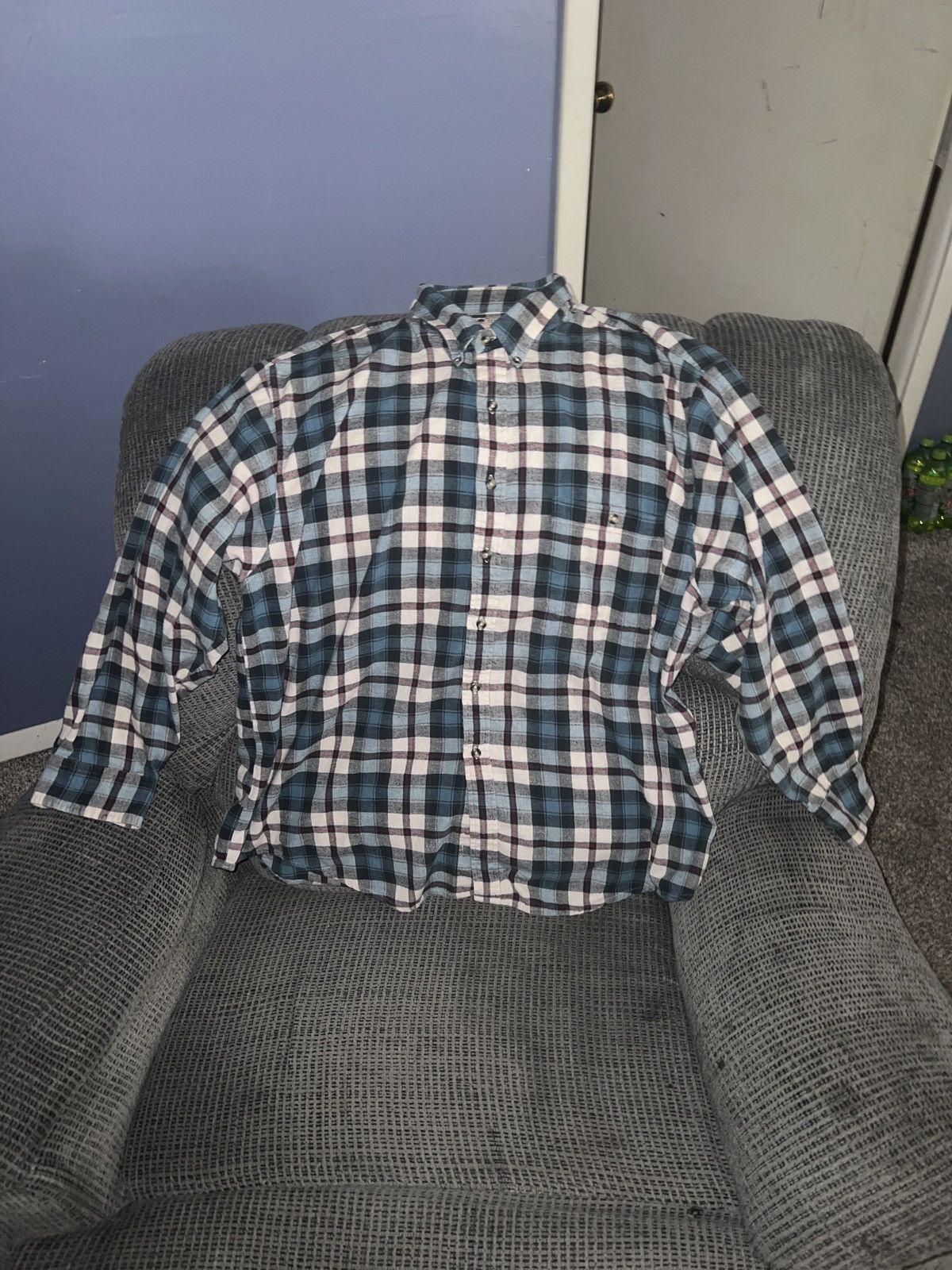 Northwest Territory Northwest Territory Plaid Button-Up Pocket LS Shirt Size US XXL / EU 58 / 5 - 1 Thumbnail