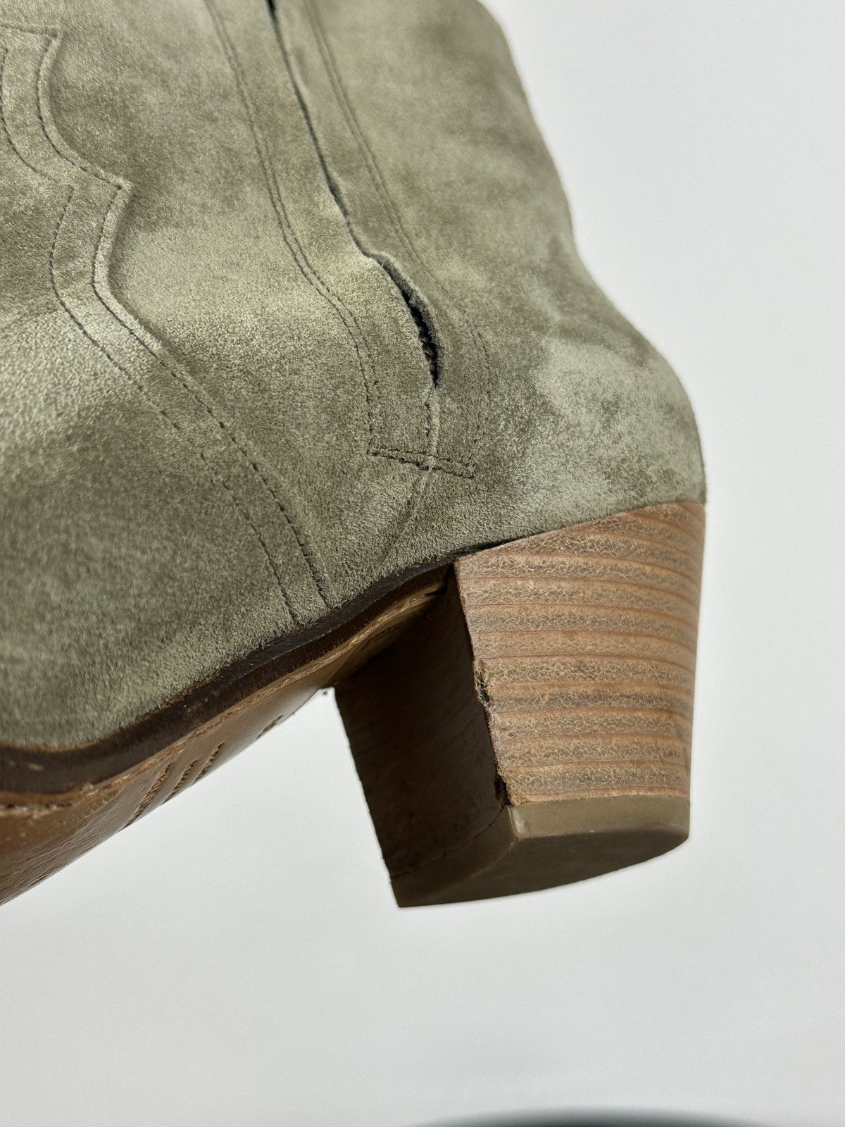 Isabel Marant × Isabel Marant Etoile Isabel Marant Étoile Dicker Suede Ankle Boots Western Style Size US 9 / IT 39 - 24 Thumbnail