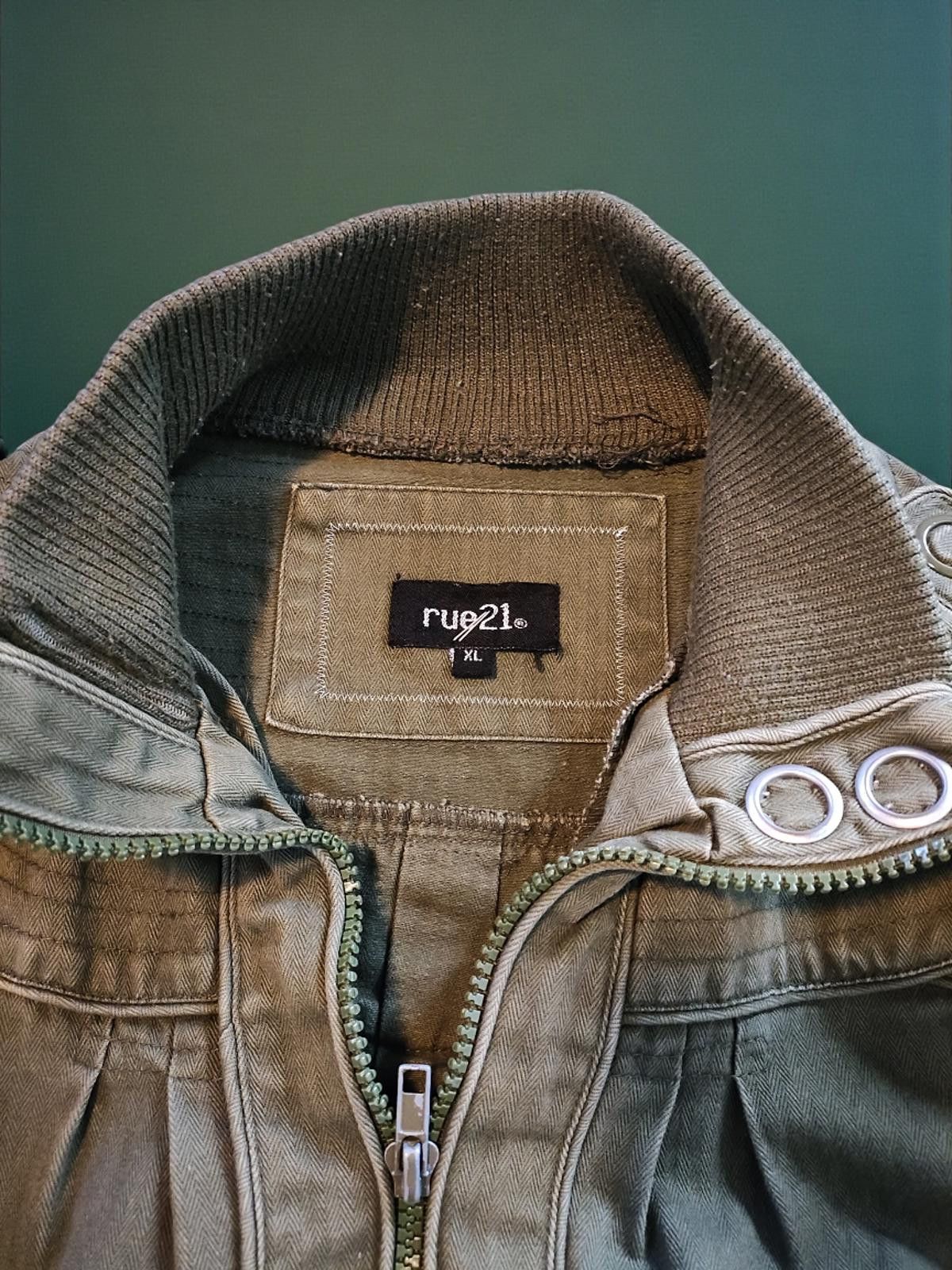 rue21 Rue 21 Women's Olive Green Military Style Jacket Size XL Size XL / US 12-14 / IT 48-50 - 7 Thumbnail