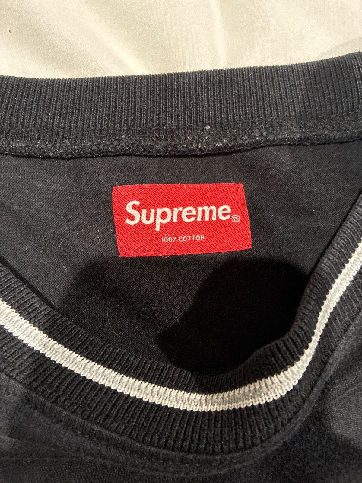 Supreme Classic supreme black long sleeve Size US L / EU 52-54 / 3 - 3 Thumbnail