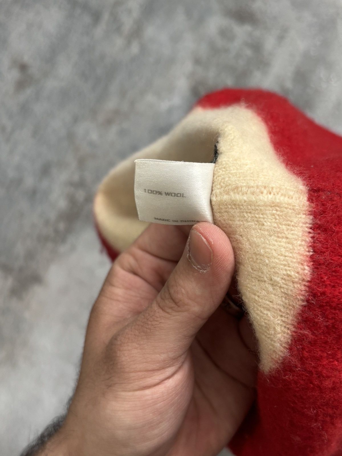Number (N)ine Number Nine Touch Me Im Sick 03’ Balloon Beanie. Red Size ONE SIZE - 5 Thumbnail