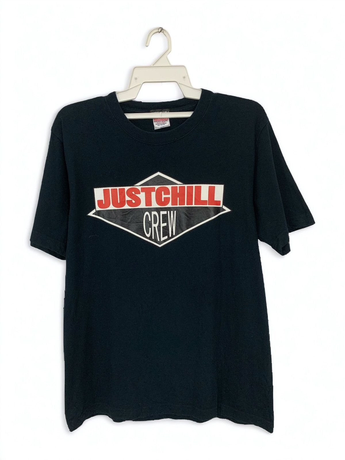 Japanese Brand Just Chill Crew Box Logo Printed Size US M / EU 48-50 / 2 - 1 Thumbnail