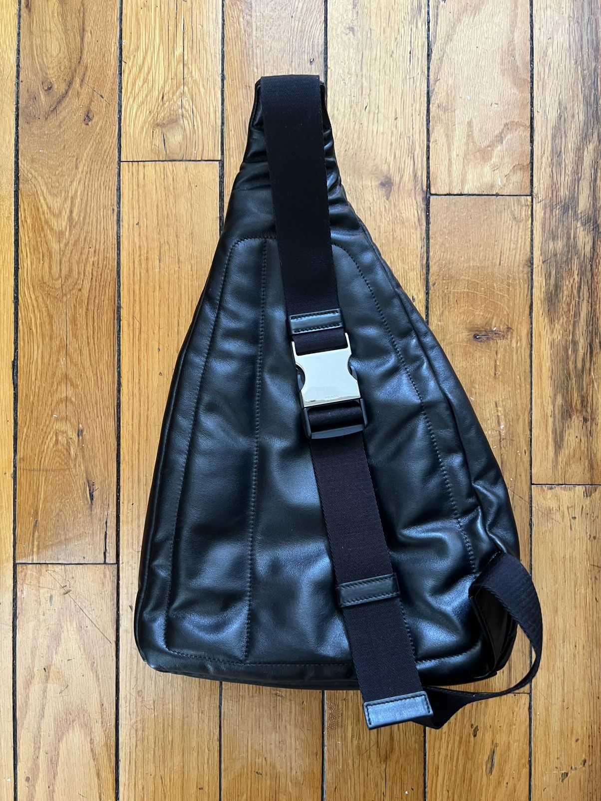 Prada Leather Sling Backpack