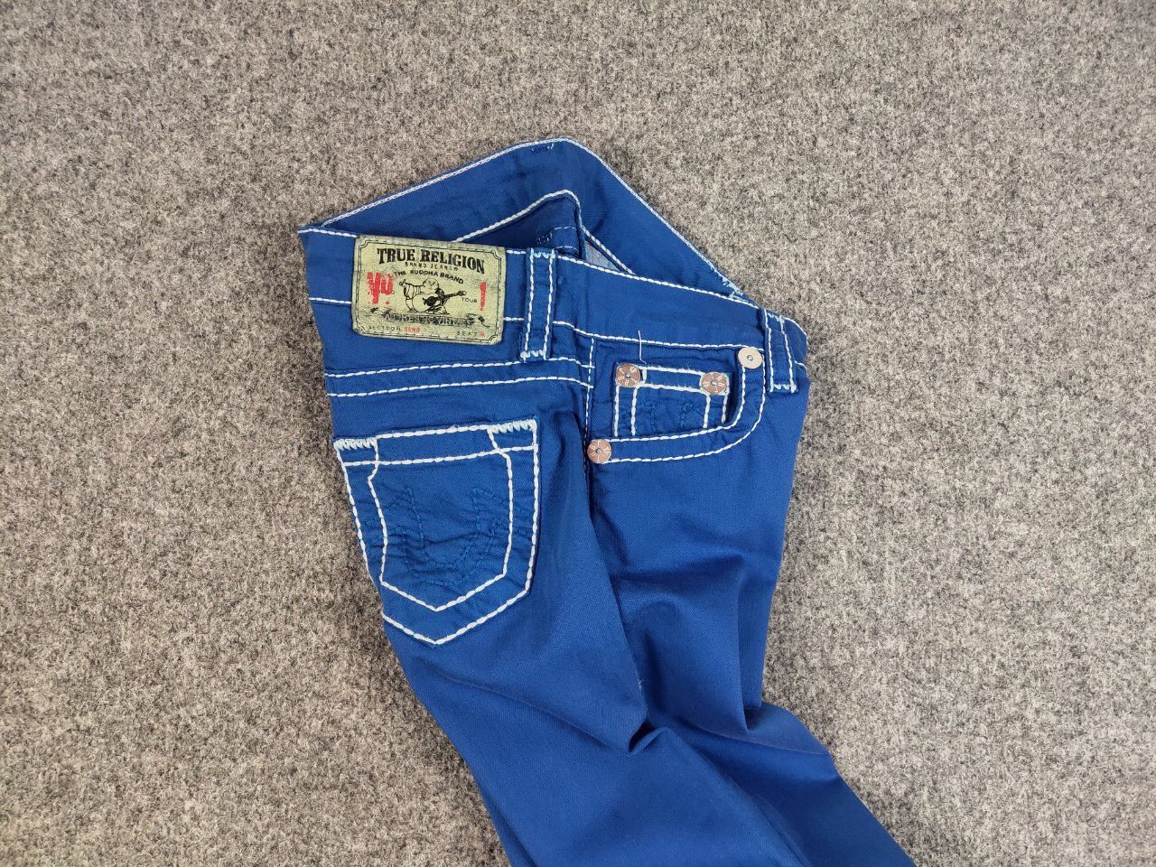 True Religion True Religion Geno Denim Slim Jeans Made in USA Y2K Style Size 28" / US 6 / IT 42 - 10 Thumbnail