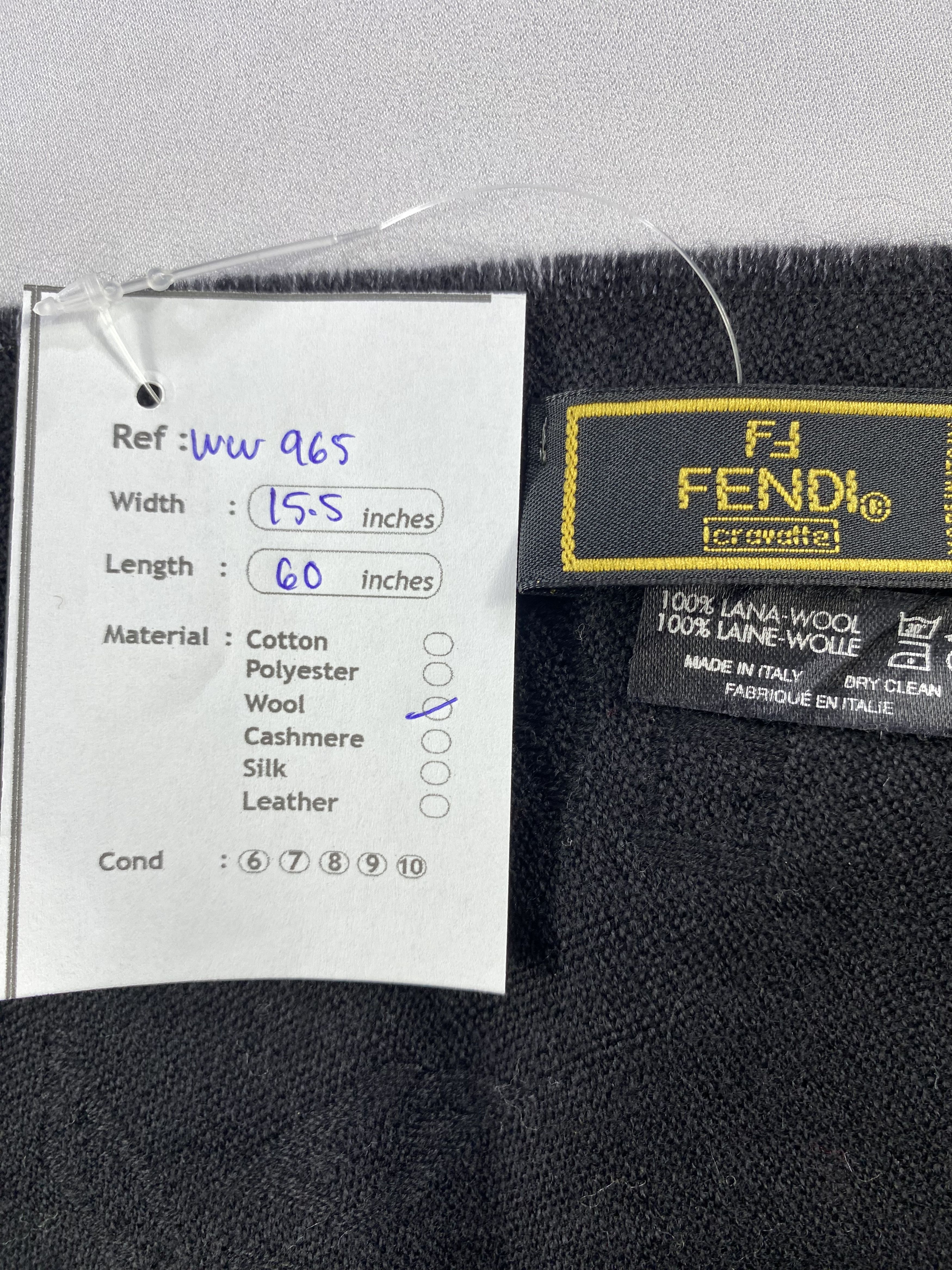 Fendi × Vintage Fendi Scarf / Muffler / Neckwear Size ONE SIZE - 5 Thumbnail