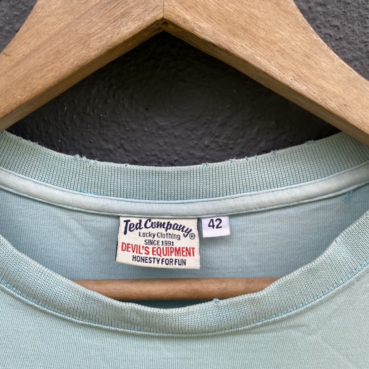Tedman Thrashed Faded Vintage Tedman Japanese Brand L/S Tee Size US L / EU 52-54 / 3 - 6 Thumbnail