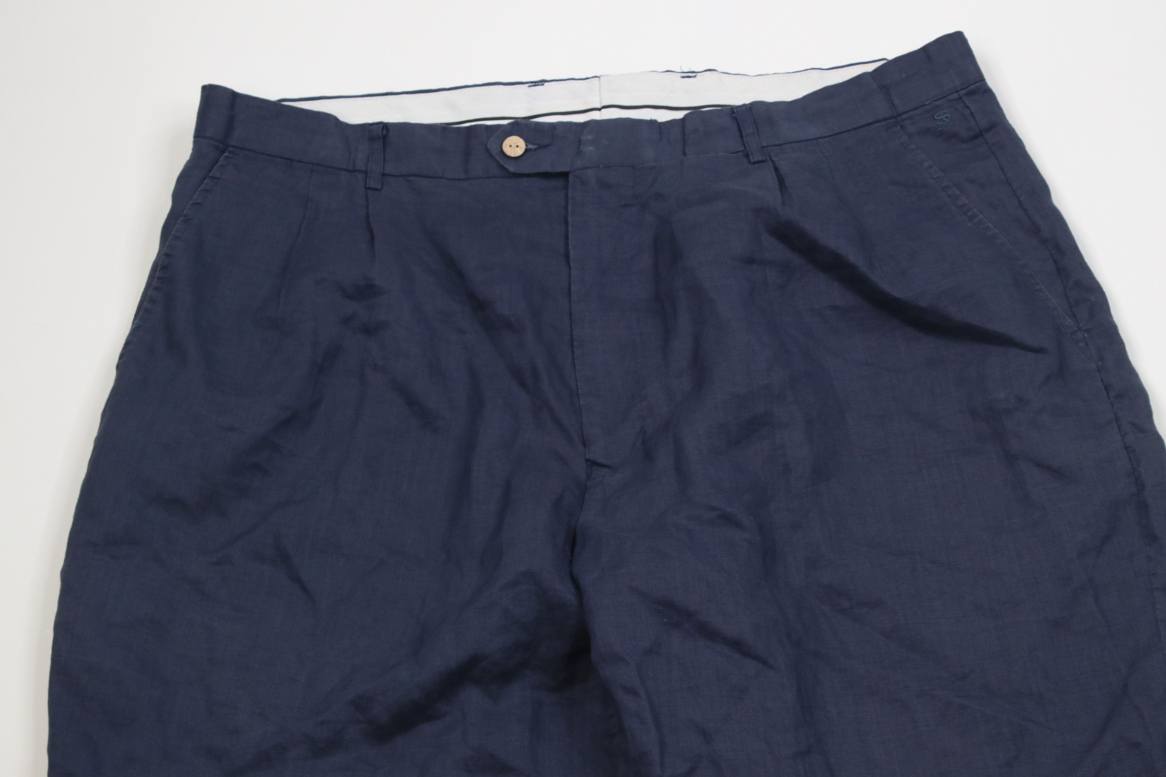 Vintage Vintage 90s Streetwear Lightweight Knit Wide Leg Chino Pants Size US 42 / EU 58 - 2 Thumbnail