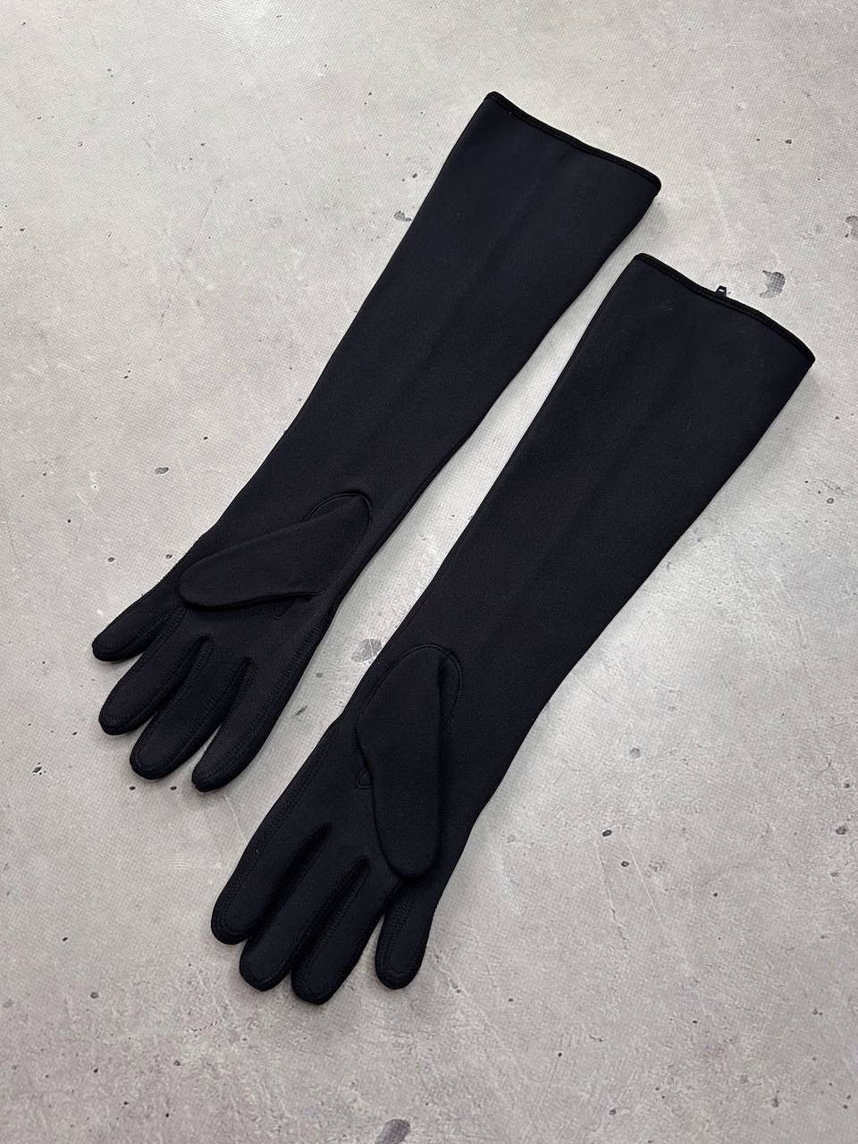 Alexander Wang Alexander Wang x H&M Long Black Zip Gloves M Designer Y2K Size ONE SIZE - 5 Thumbnail