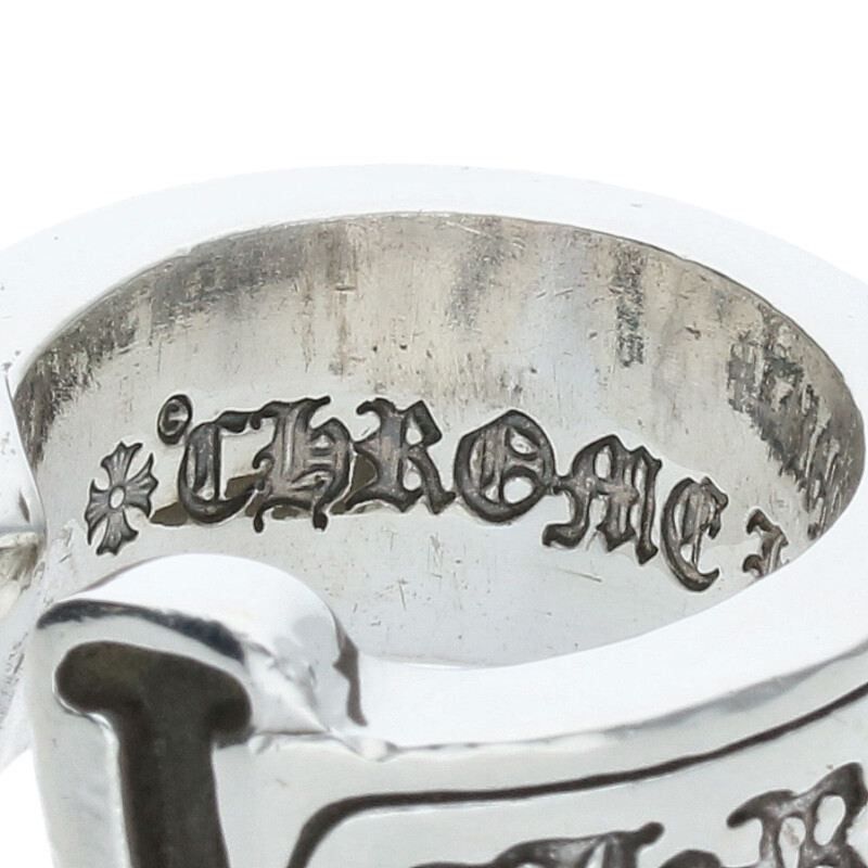 Chrome Hearts CHROME HEARTS Large Scroll Label Silver Ring Size ONE SIZE - 3 Thumbnail