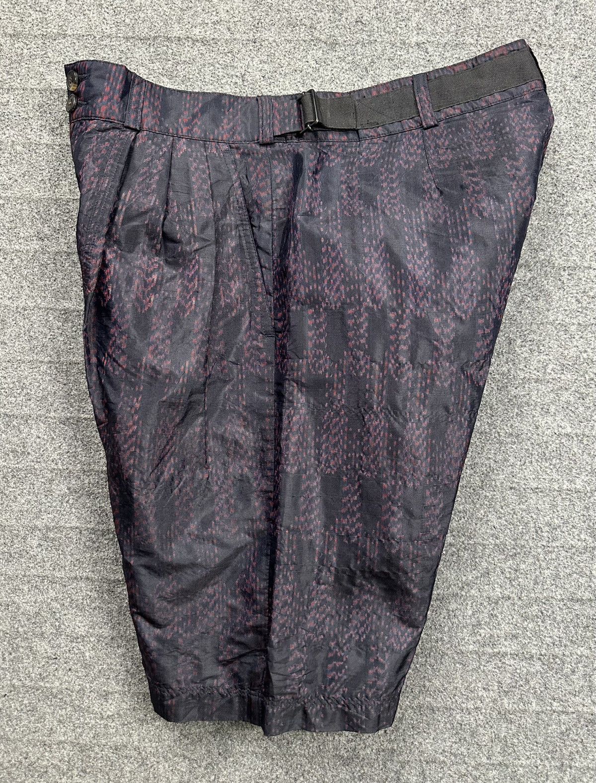 Dries Van Noten Dries Van Noten - Silk Printed Waist Shorts - Side Adjuster Size US 31 - 6 Thumbnail