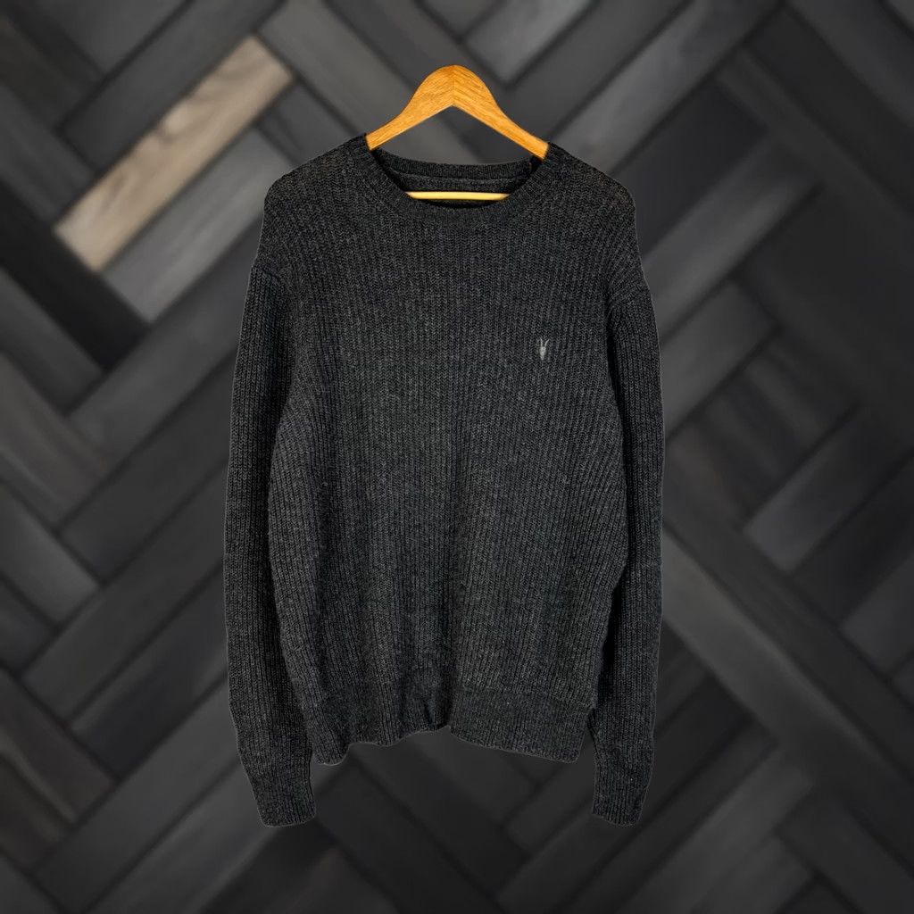 Allsaints AllSaints Men’s Knit Sweater Pullover Grey Wool L Regular Size Mens Shirt Category Pullover, Gray, 40$ Size US L / EU 52-54 / 3 - 1 Thumbnail