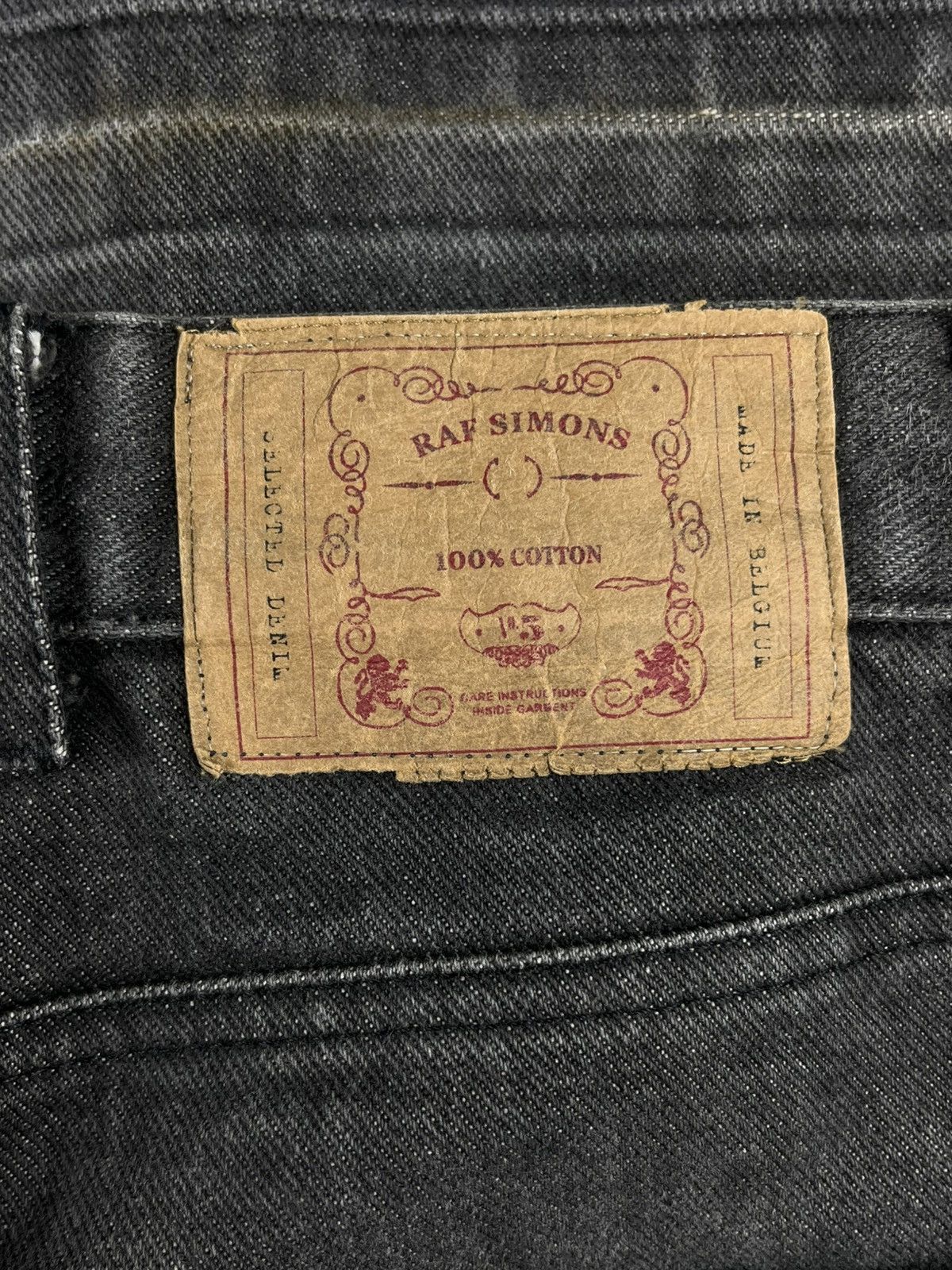 Raf Simons AW03 Raf Simons Closer Bootcut Raw Hem Grey Denim Jeans Size US 30 / EU 46 - 5 Thumbnail
