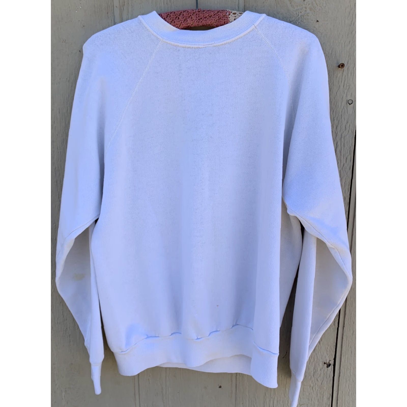 Vintage VINTAGE Oakland Athletics Oakland A’s Spring Training 1989 Raglan Sweatshirt XL White Mens Pullover Raglan 80s Baseball Baseball Sweatshirt Size US XL / EU 56 / 4 - 4 Thumbnail