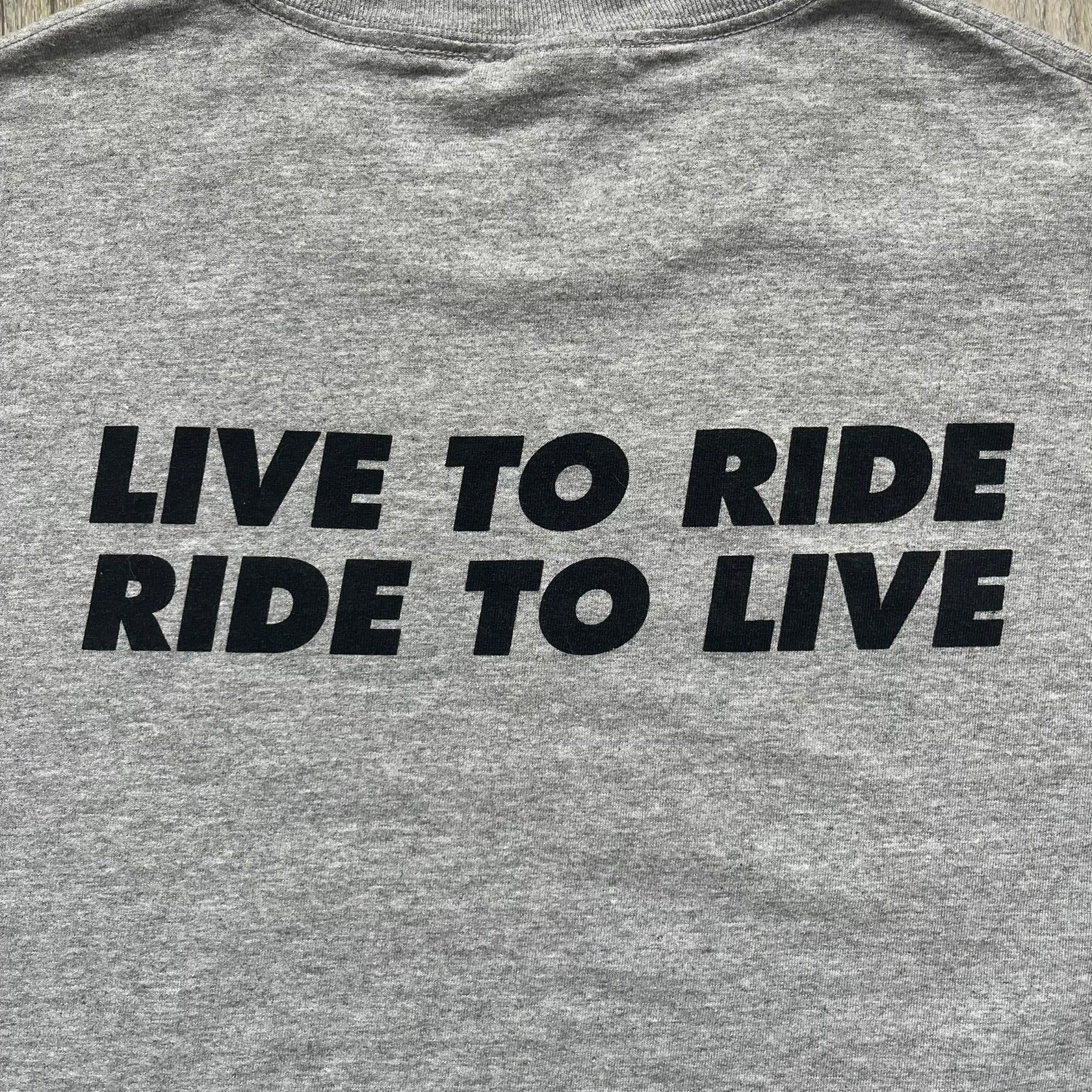 Supreme Supreme FW07 WTAPS 'Live To Ride, Ride to Live' Gray Tee Size US XL / EU 56 / 4 - 5 Thumbnail