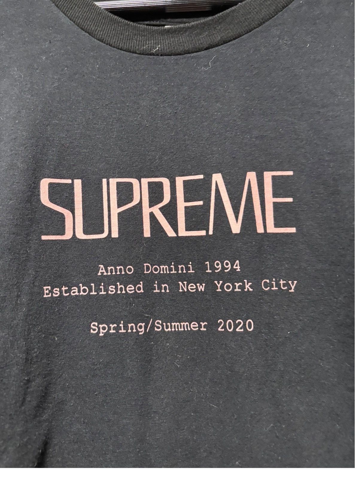 Supreme Supreme Anno Domini Tee Black Size EXTRA LARGE XL SS20 Black Size US XL / EU 56 / 4 - 2 Thumbnail