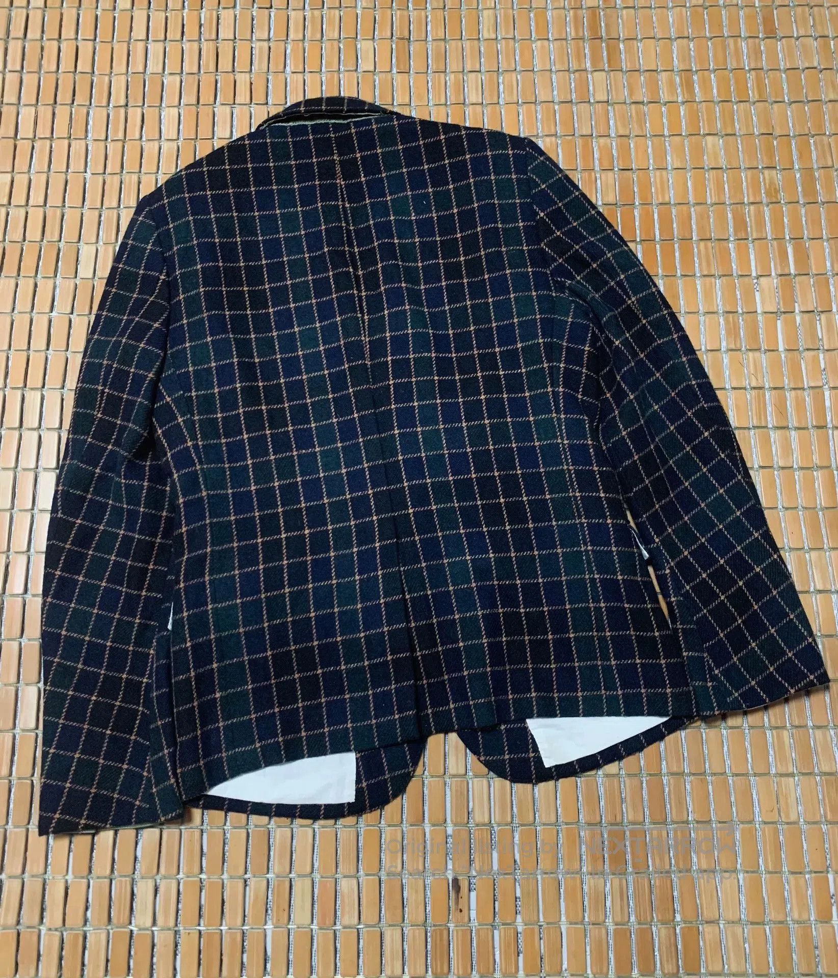 Maison MIHARA YASUHIRO Miharayasuhiro Plaid Wool Blend Blazer. Size US M / EU 48-50 / 2 - 2 Thumbnail
