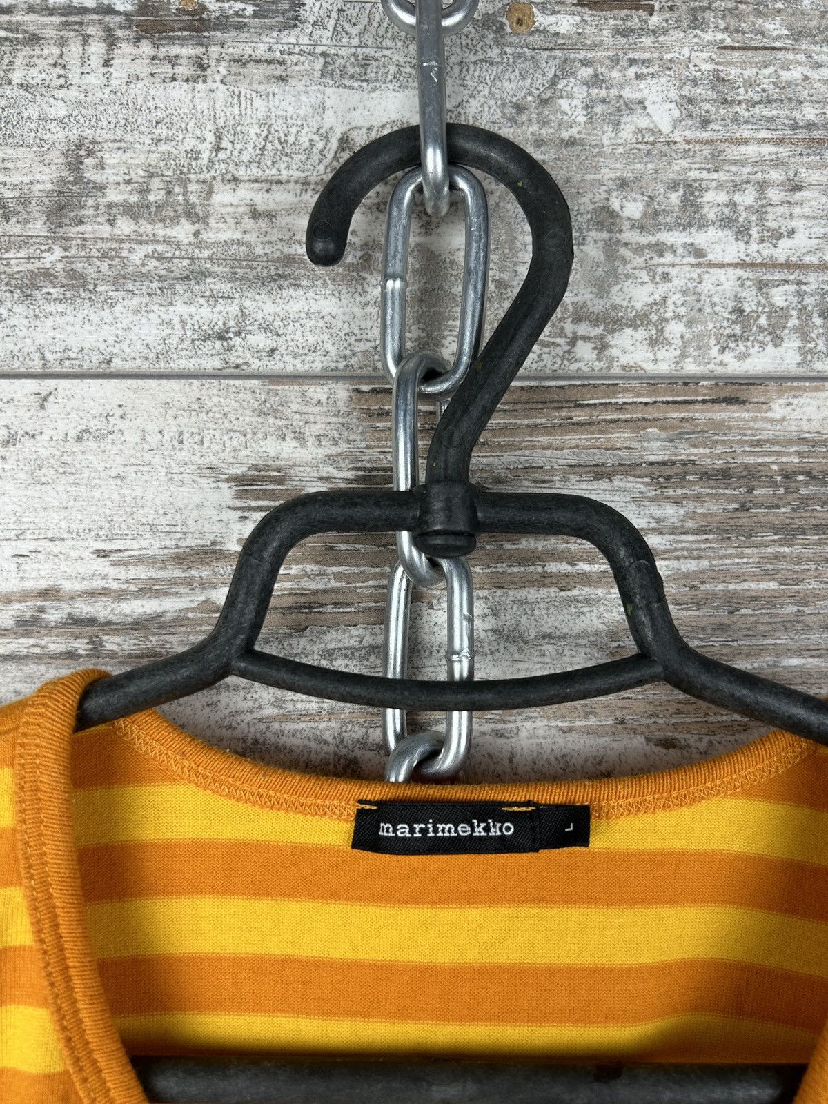 Marimekko Womens Marimekko ladies T-shirt stripe LYHYTHIHA 2017 tee Size L / US 10 / IT 46 - 4 Thumbnail