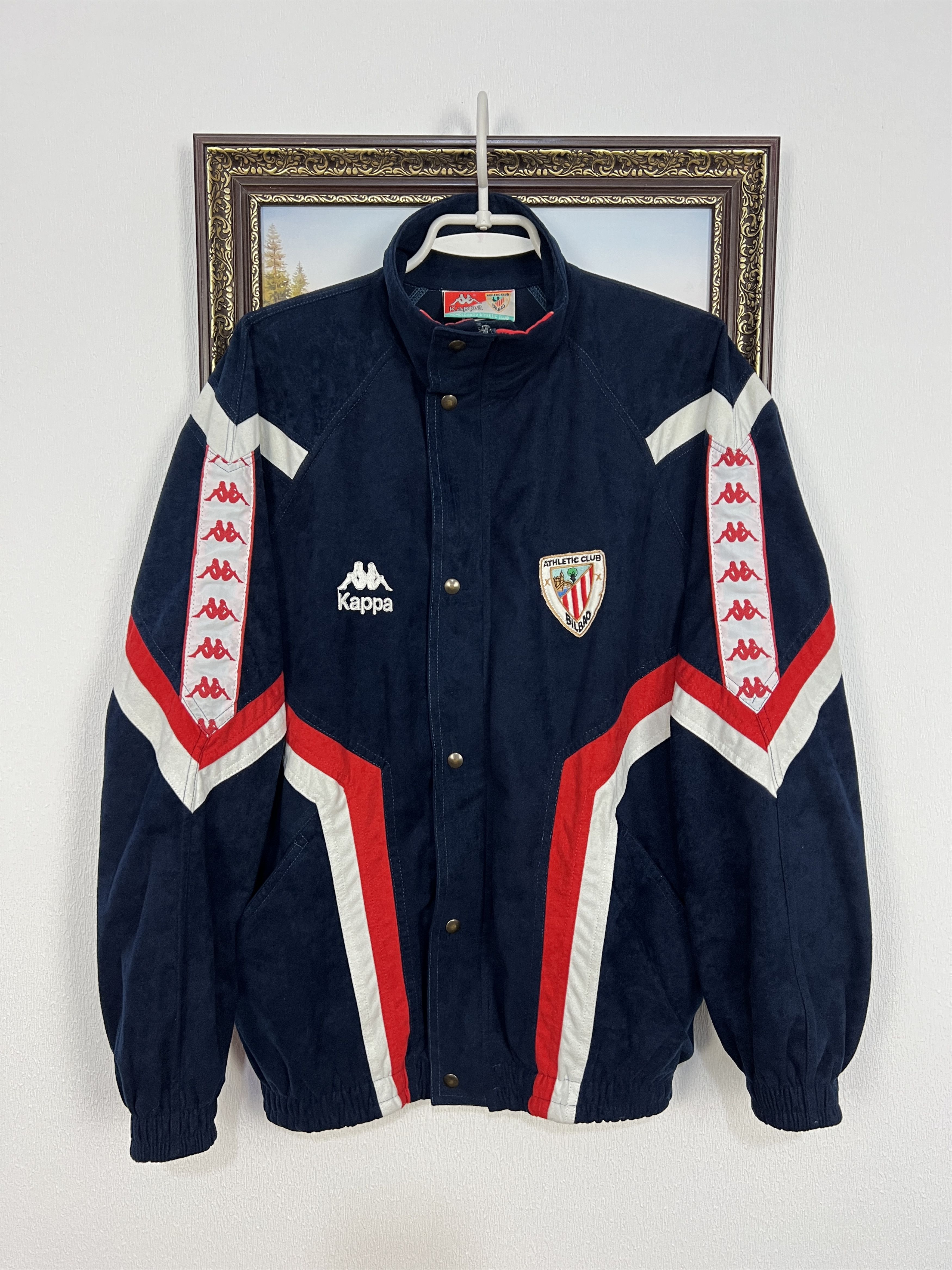 Kappa Vintage 90's Kappa Athletic Bilbao Football Jacket Soccer Size US L / EU 52-54 / 3 - 1 Thumbnail