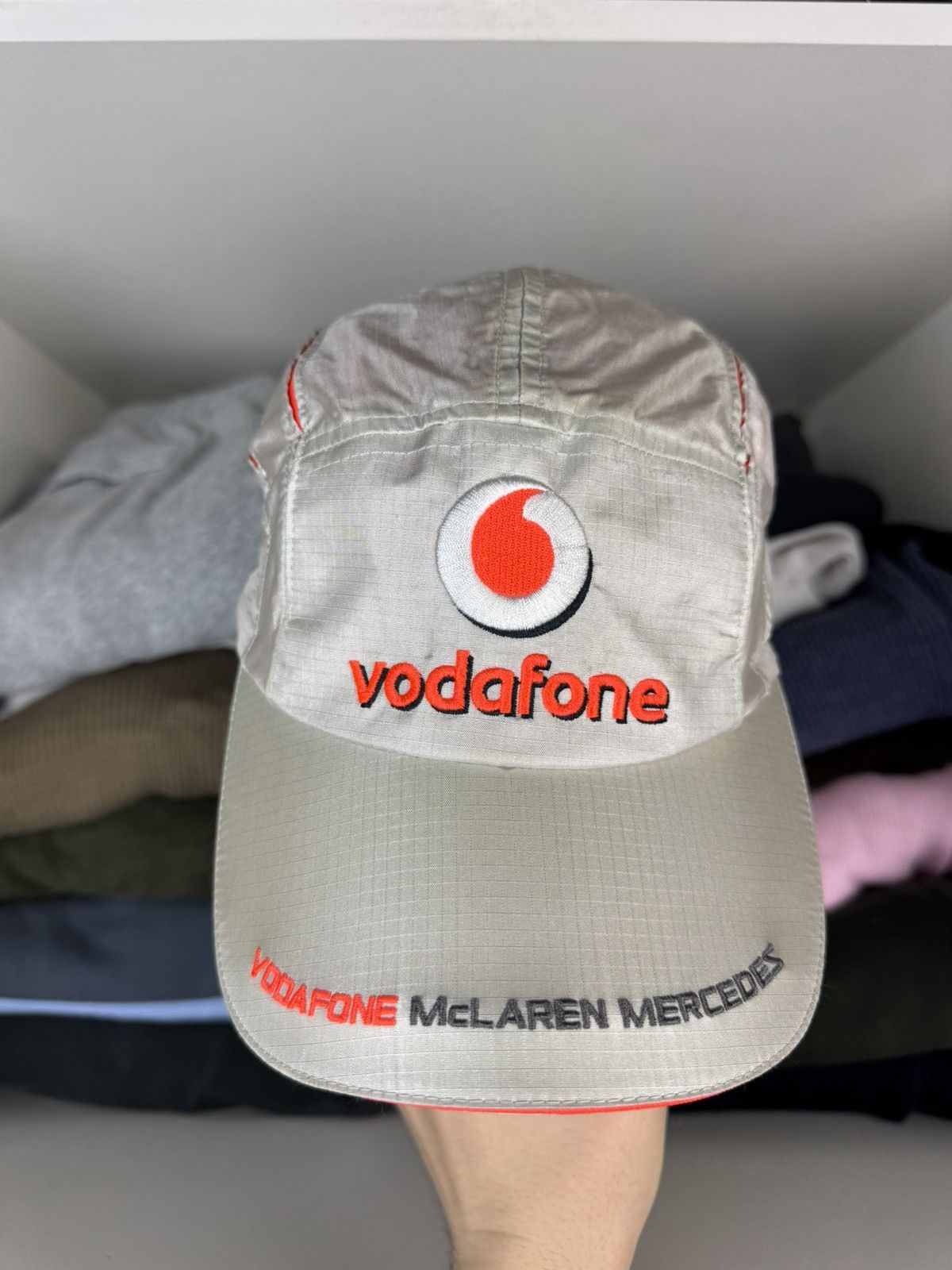 Mercedes-Benz Vintage Vodafone McLaren Mercedes F1 Team Cap Size ONE SIZE - 2 Thumbnail