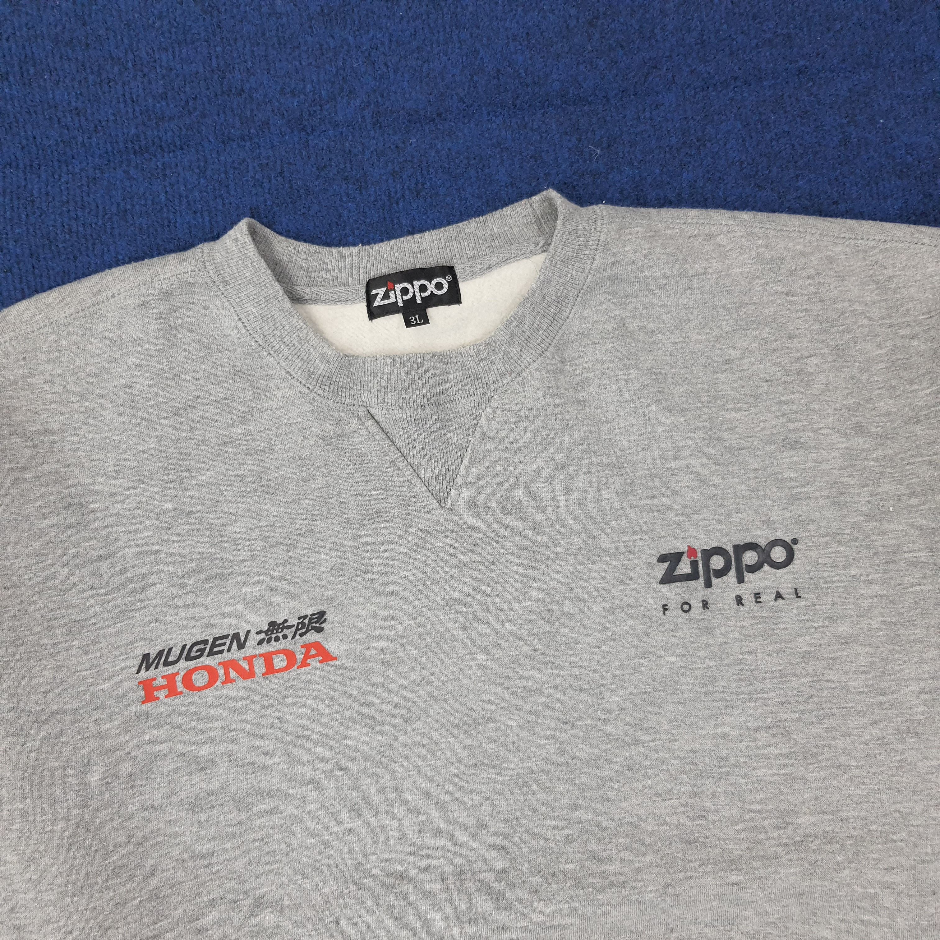 Japanese Brand Vintage Zippo x Custom Mugen HONDA Sports Sweatshirt C247N15 Size US L / EU 52-54 / 3 - 4 Thumbnail