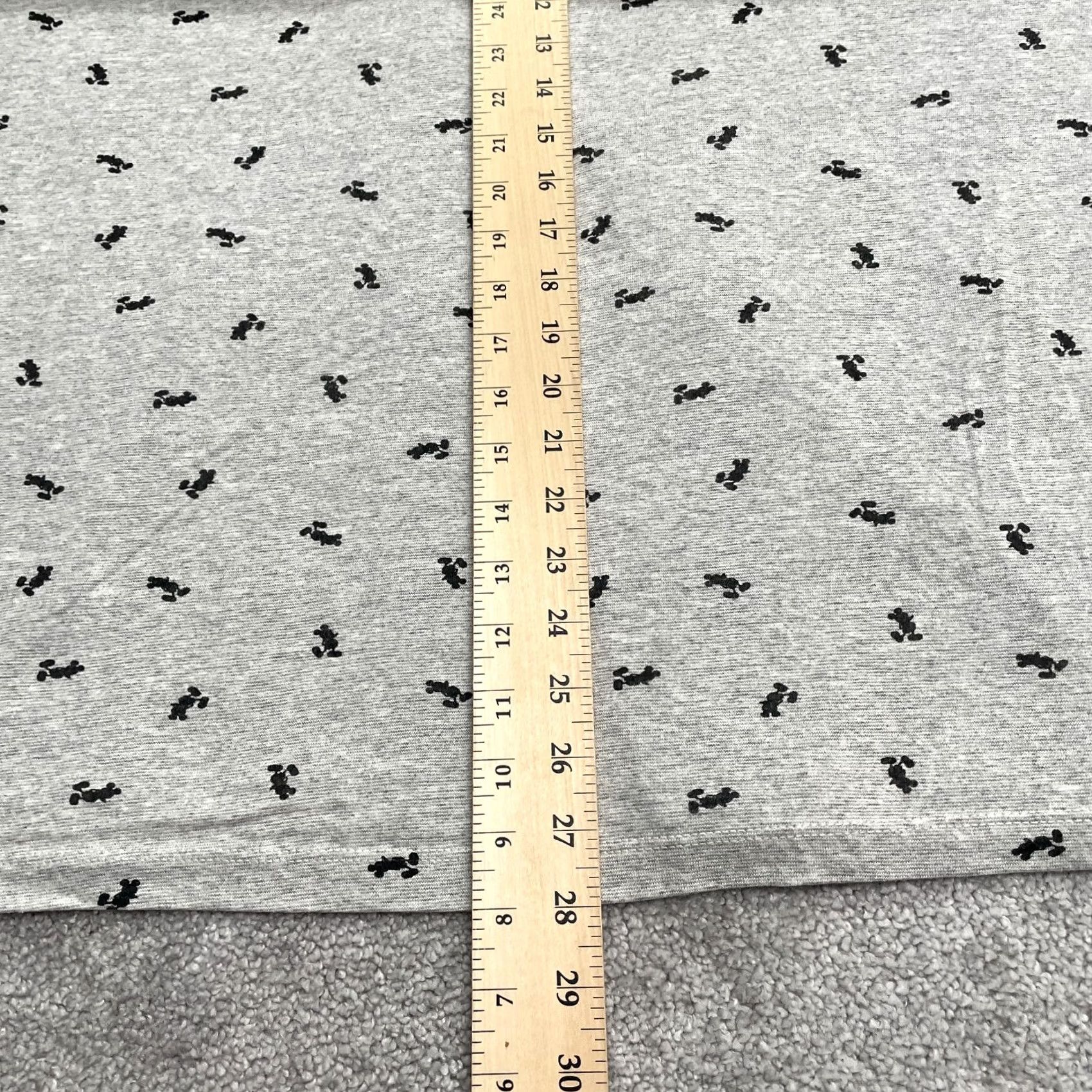 Disney Disney Mickey Mouse T-Shirt Mens XL Gray Graphic Print Crew Neck Short Sleeve Cotton Polyester Regular Fit Vintage: No Size US XL / EU 56 / 4 - 7 Thumbnail