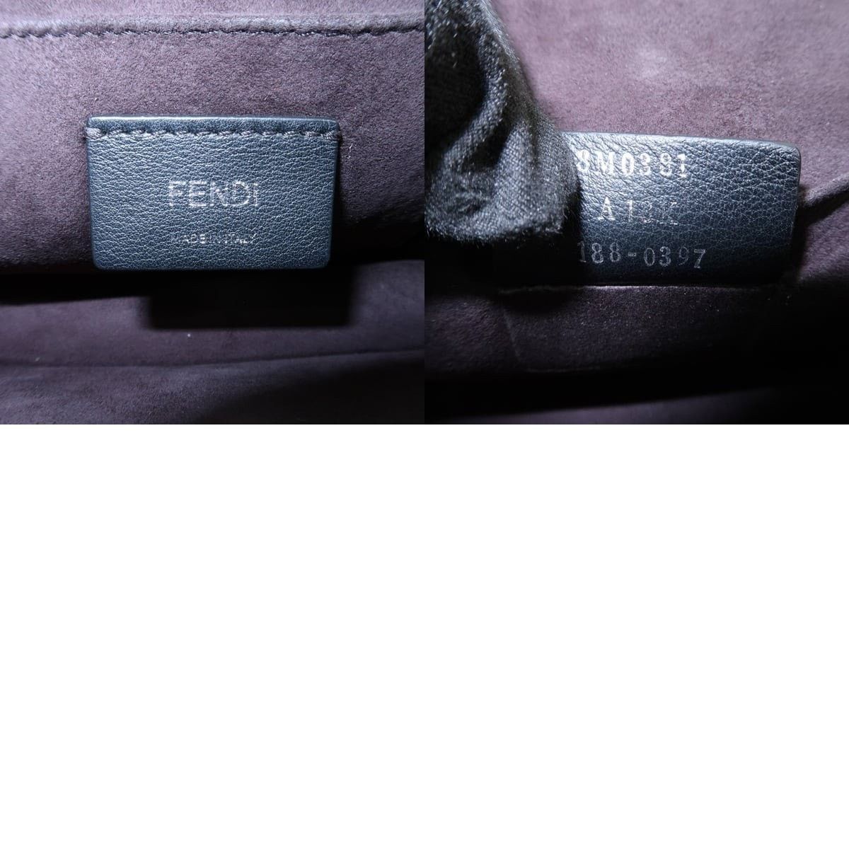Fendi Fendi Zucca Mini Kan I Leather Shoulder Bag Multicolor Size ONE SIZE - 8 Thumbnail