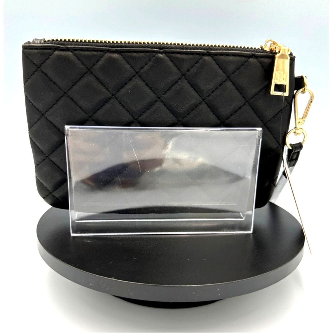 Badgley Mischka Badgley Mischka Quilted Clutch - Black Size ONE SIZE - 4 Thumbnail