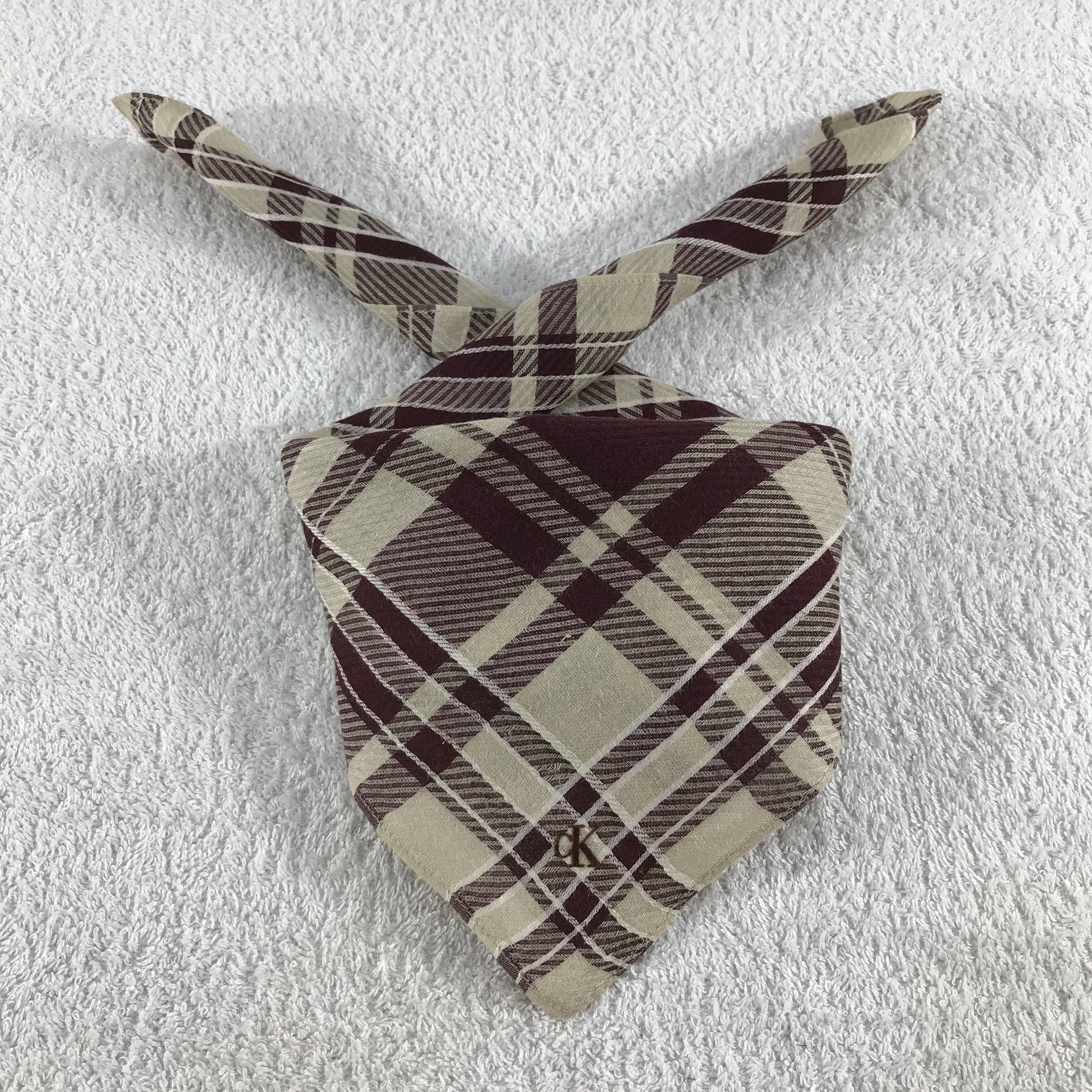 Calvin Klein × Vintage Calvin Klein Bandana / Handkerchief / Neckerchief - S149 Size ONE SIZE - 3 Thumbnail