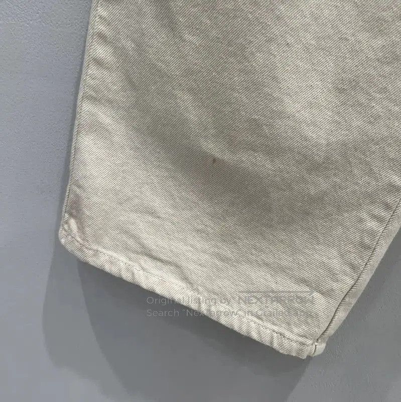 Miu Miu Miu Miu Beige Logo Cotton Denim Pants . Size 28" / US 6 / IT 42 - 5 Thumbnail
