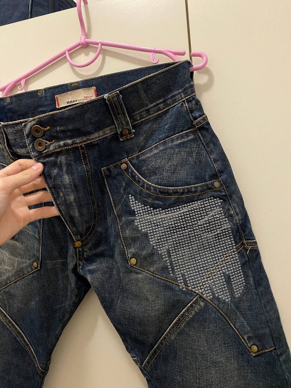 Grailed Archive Bray Jeans Detroit skeleton hands Denim Size US 31 - 12 Thumbnail