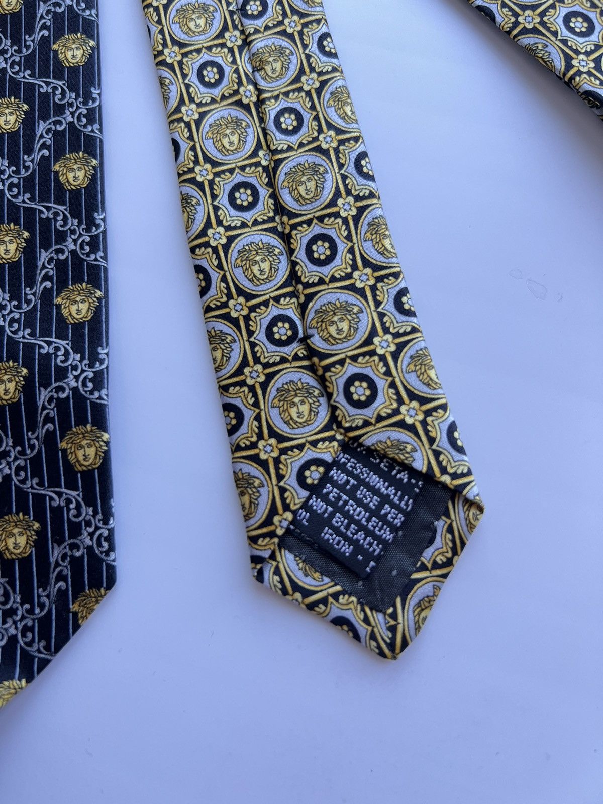 Versace Gianni Versace 90’s Medusa Silk Tie Size ONE SIZE - 4 Thumbnail
