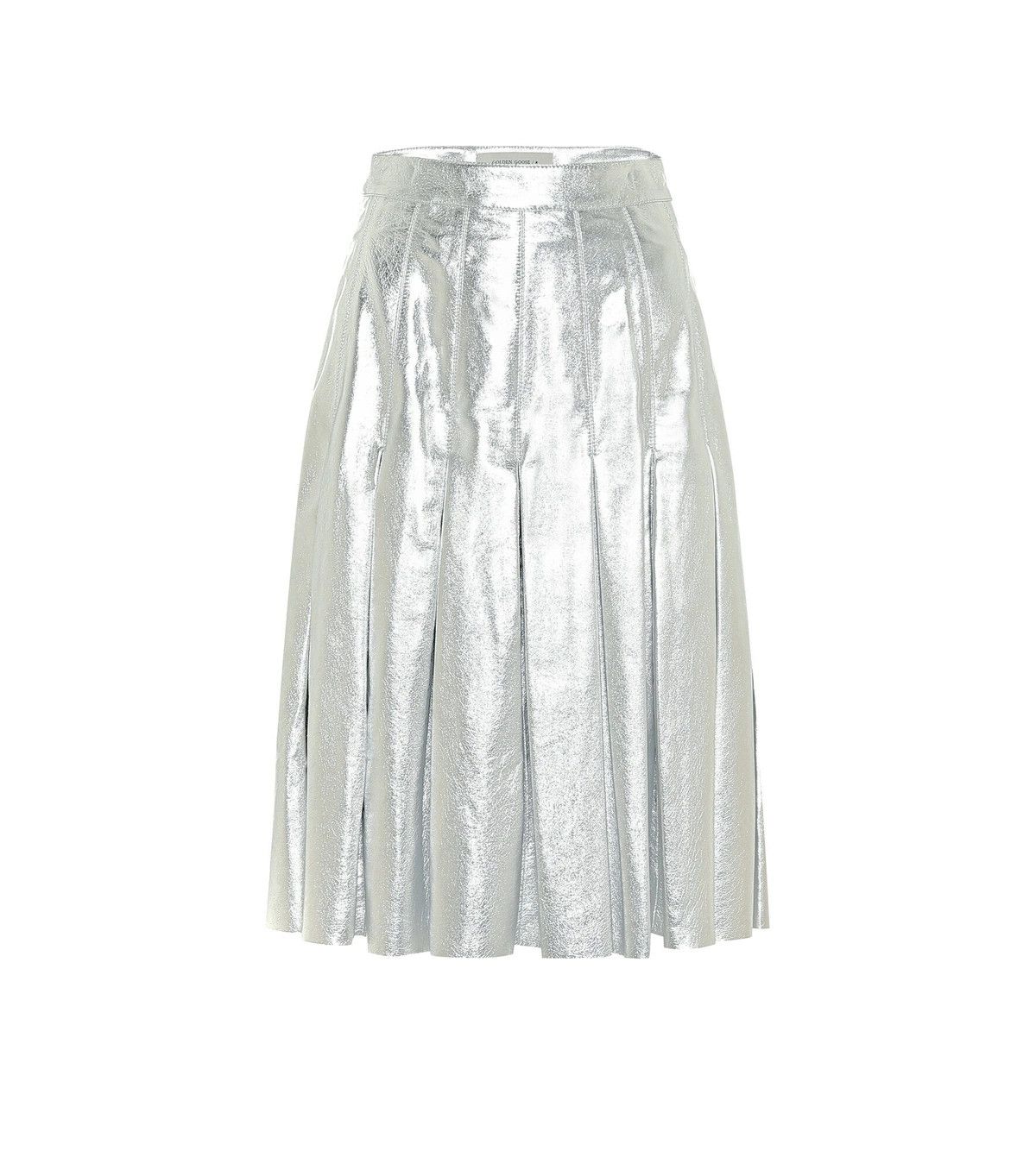 Golden Goose o1y0825 Midi Skirt in Silver Size 27" / US 4 / IT 40 - 1 Thumbnail