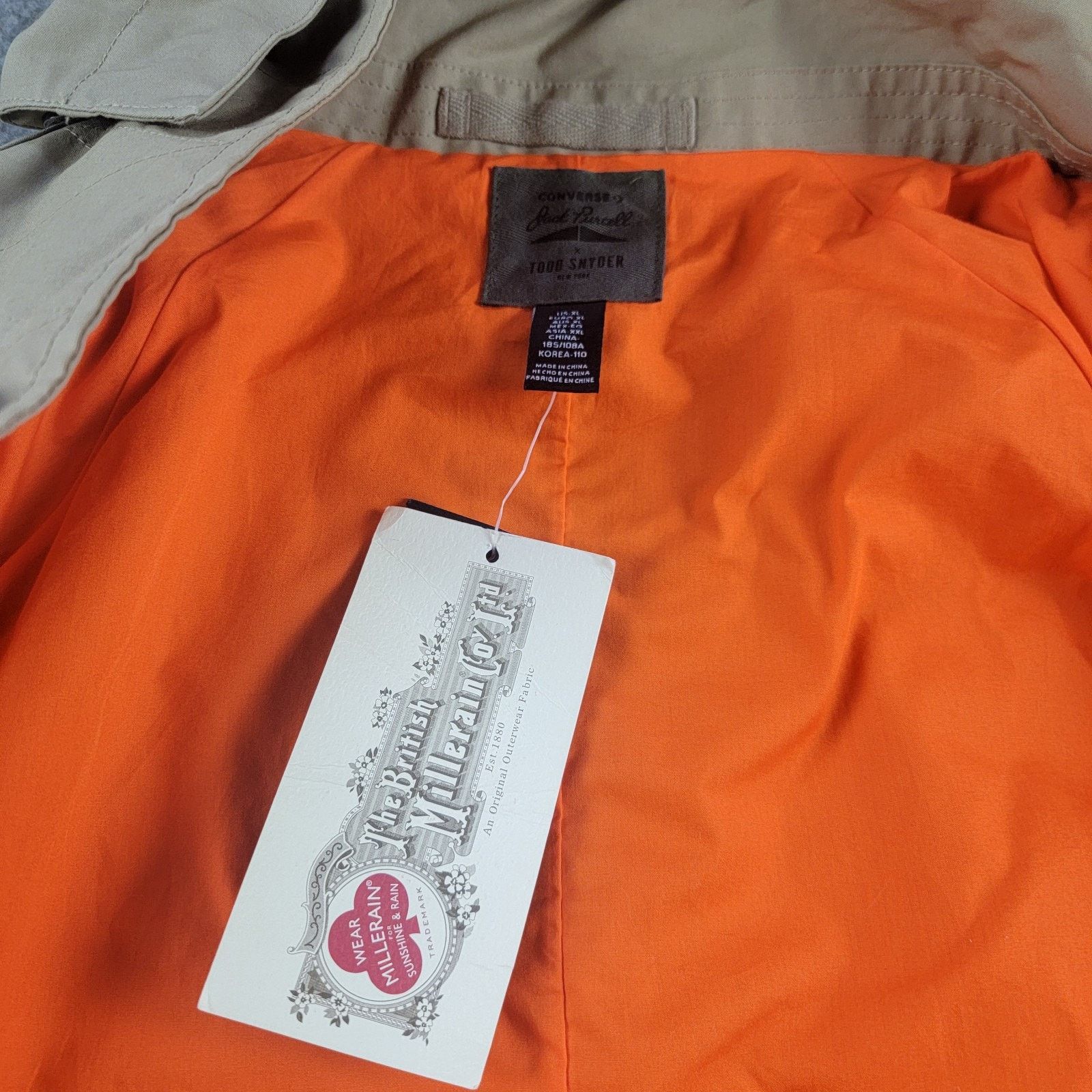 Todd Snyder x Converse Trench Jacket Parka British Millerain
