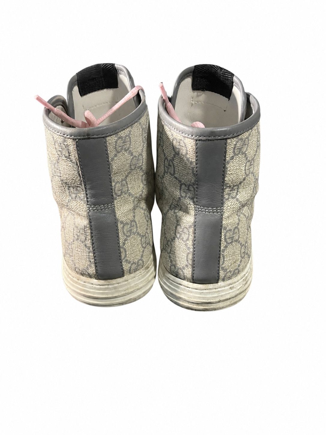 Gucci Gucci GG Supreme Beige Pink High Top SZ 9.5 Size US 9.5 / EU 42-43 - 5 Thumbnail