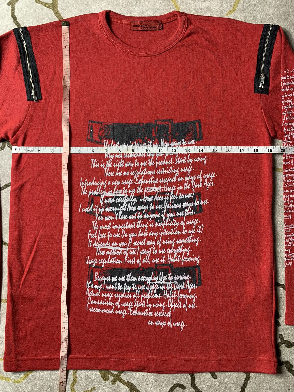 Beauty Beast × Japanese Brand × Vintage Japanese Sketch writing longsleeve Size US M / EU 48-50 / 2 - 2 Thumbnail