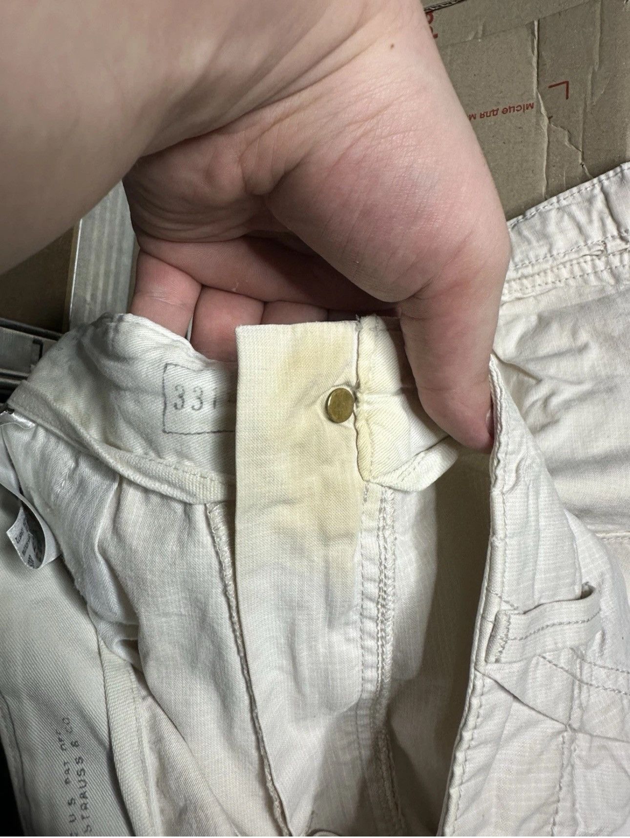 Levi's Levi’s Vintage TRASHED Cargo Aviation Shorts Size US 34 / EU 50 - 21 Thumbnail