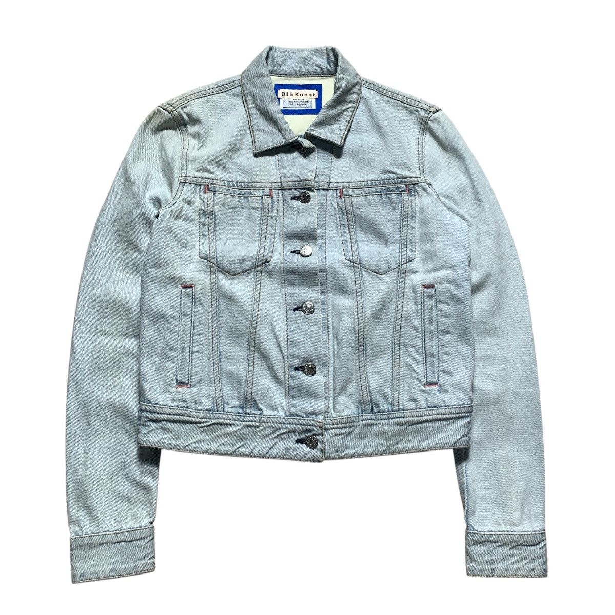 Acne Studios Acne Studios Blå Konst Denim Jacket Light Blue Size US S / EU 44-46 / 1 - 1 Thumbnail