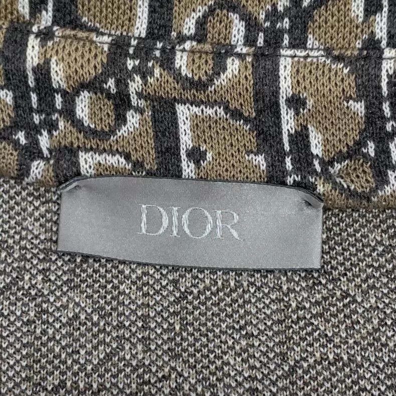 Dior Dior Grey-brown logo jacquart full-print cotton lapel sing Size US S / EU 44-46 / 1 - 5 Thumbnail