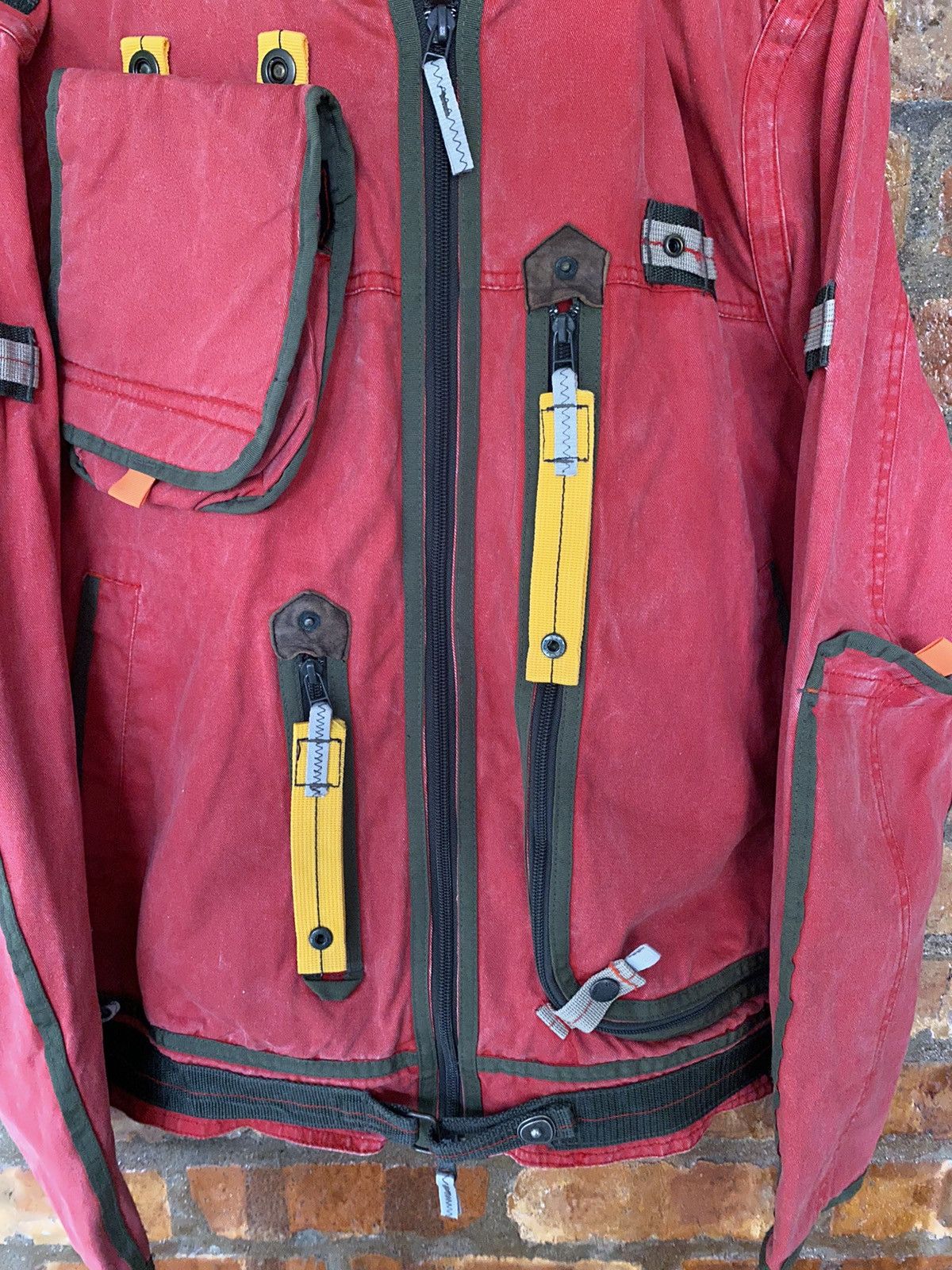 Avirex × Japanese Brand Vtg Avirex Analoq Q 3D cargos parachute bondage jacket Size US L / EU 52-54 / 3 - 8 Thumbnail