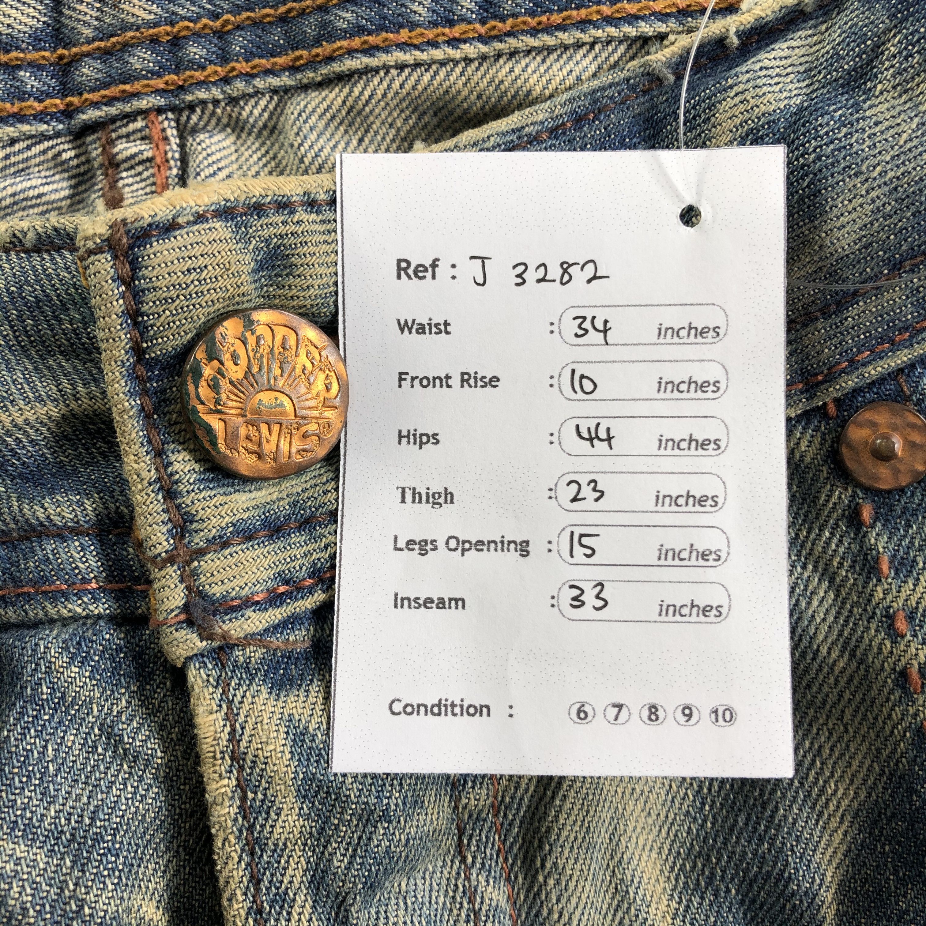 Levi's Vintage Levis Jeans-J3282 Size US 34 / EU 50 - 11 Thumbnail