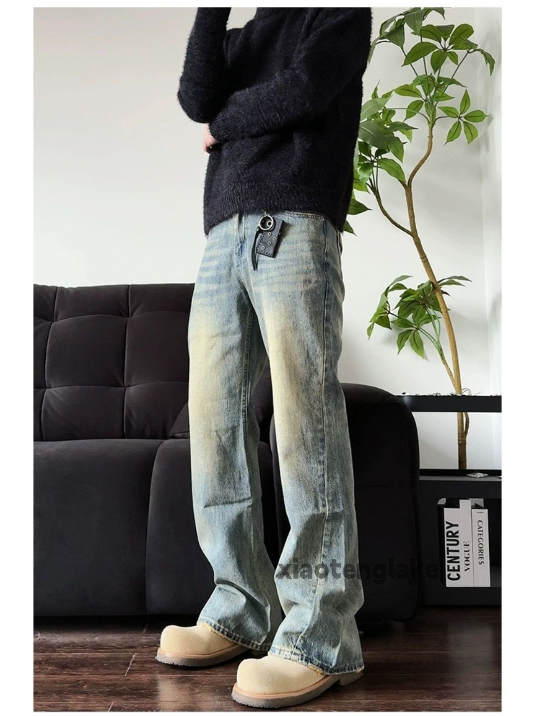 Jean × Vintage washed faded cleanfit yuppie bootcut grunge rusty jeans Size US 28 / EU 44 - 5 Thumbnail