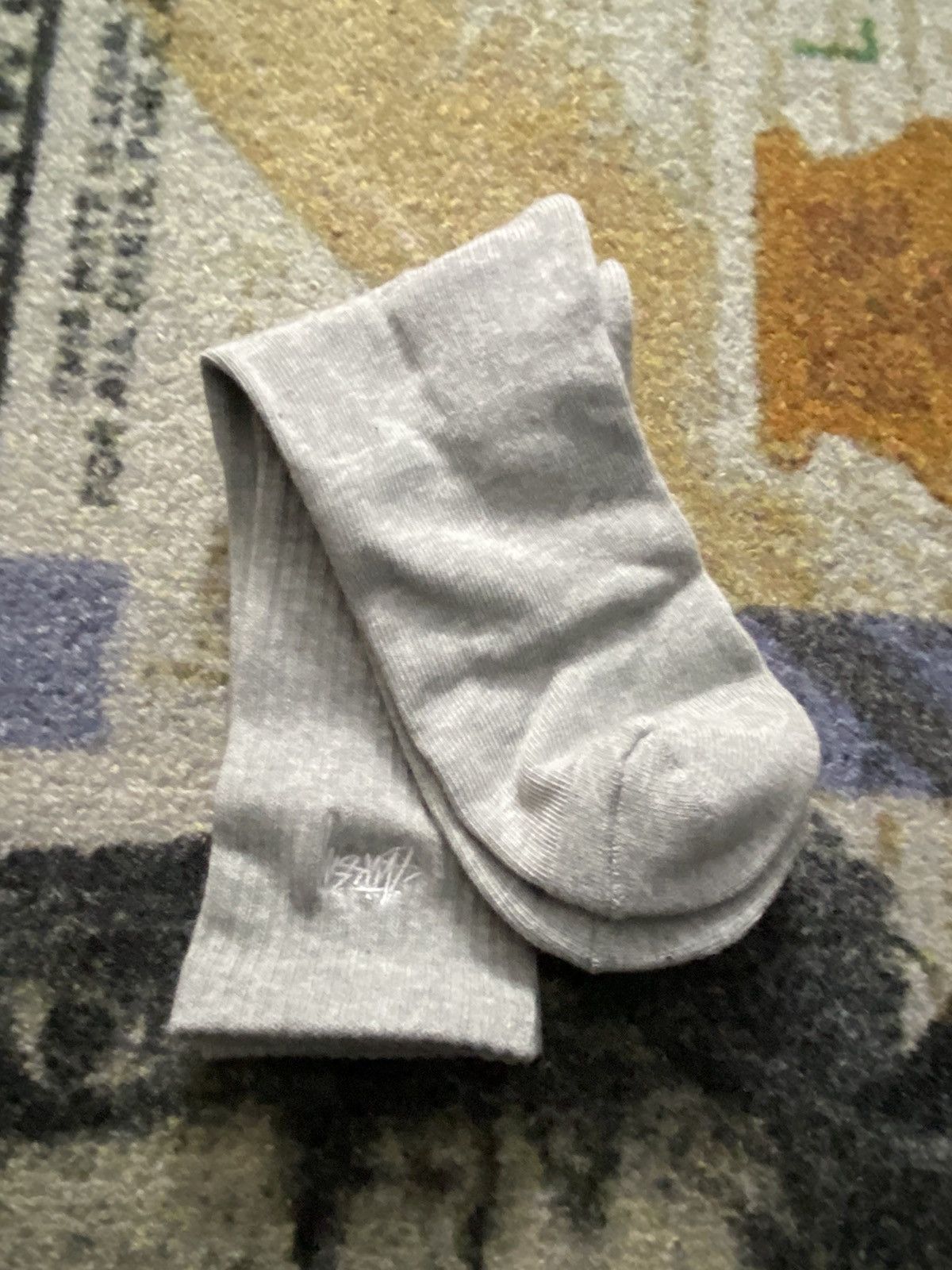 Stussy Stussy Embroidered Logo Cushion Crew Socks Size ONE SIZE - 3 Thumbnail