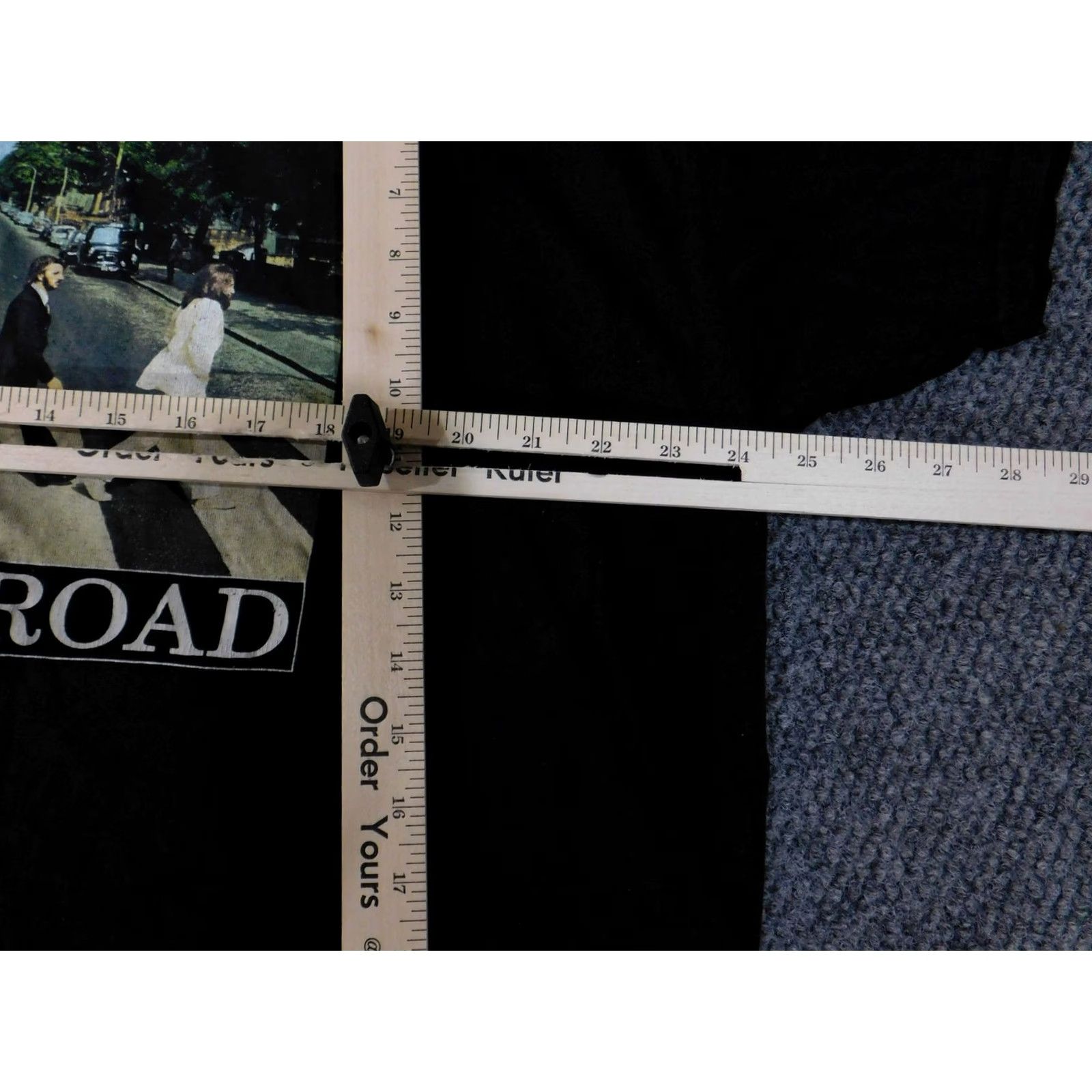 Vintage The Beatles Abbey Road Shirt Mens 2XL Black Graphic Band Tee Classic Rock Music Size US XXL / EU 58 / 5 - 7 Thumbnail