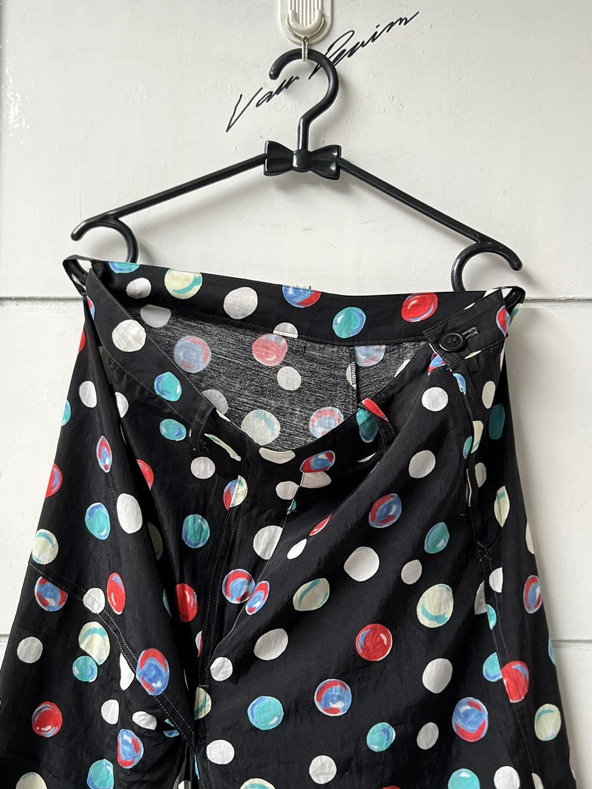 YOHJI YAMAMOTO Polkadot Motive Pants