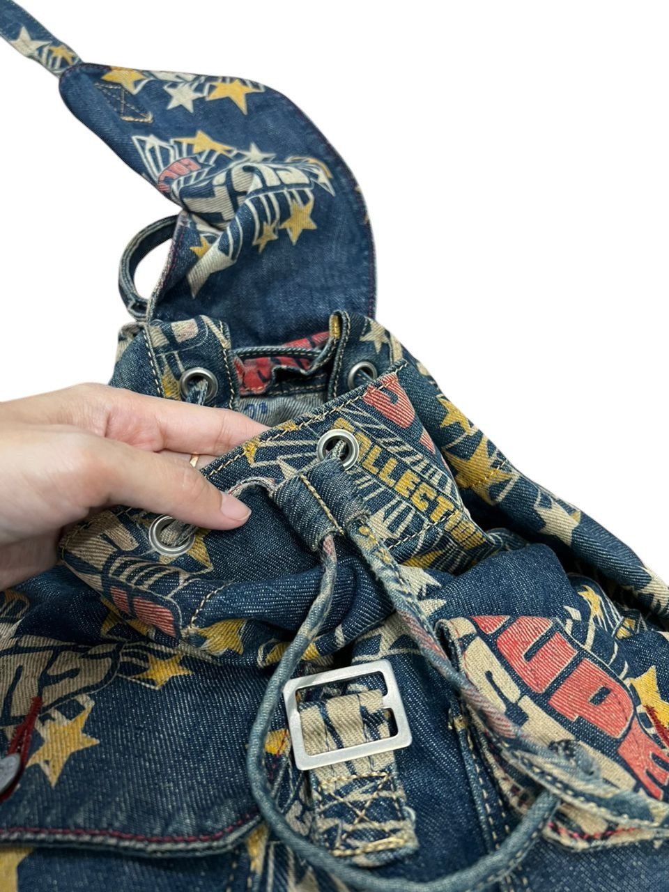 Hysteric Glamour Vintage Hysteric Glamour Denim Begpack Size ONE SIZE - 9 Thumbnail