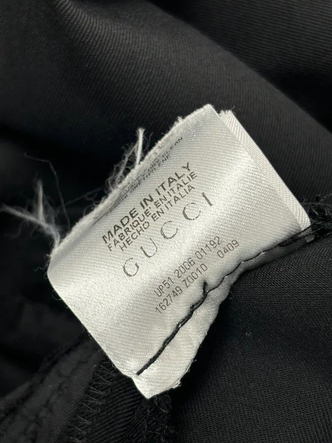 Gucci SS2006 Gucci Black Cotton Classy Pants by Frida Giannini Size 29" - 12 Thumbnail