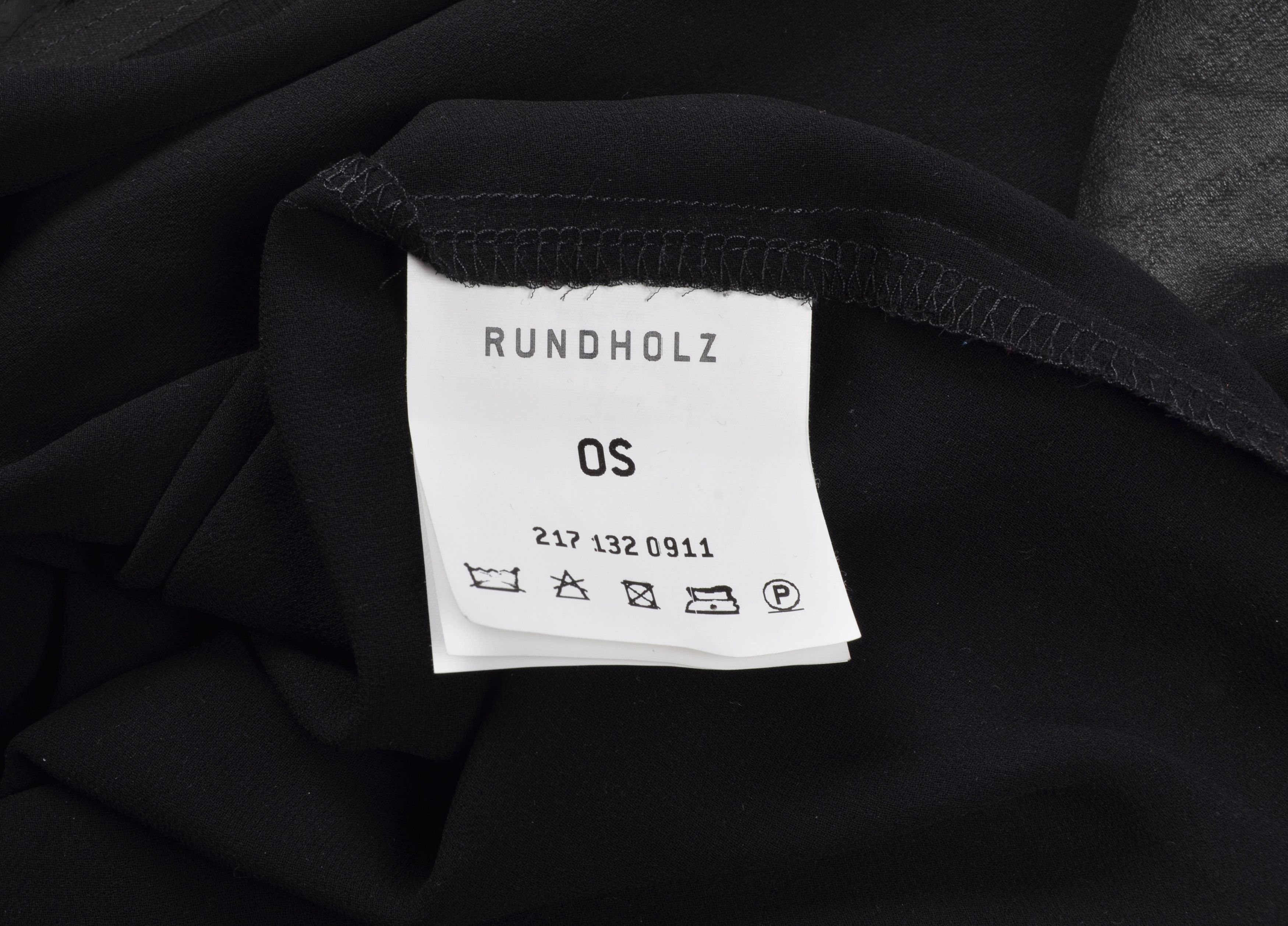 Rundholz Rundholz Avant Garde Asymmetric Raw Edge Deconstructed Dress Size ONE SIZE - 9 Thumbnail