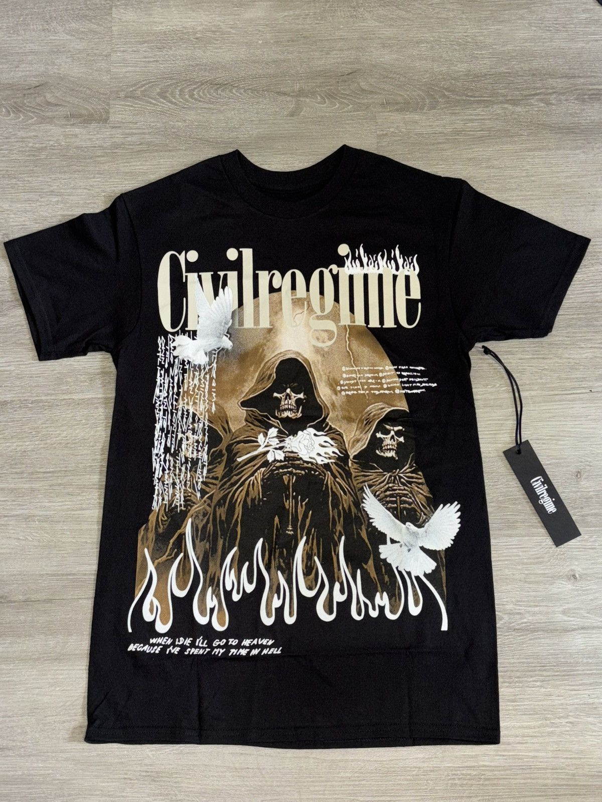 Civil Regime Civil Regime Grim Reaper Tee Size US S / EU 44-46 / 1 - 1 Thumbnail