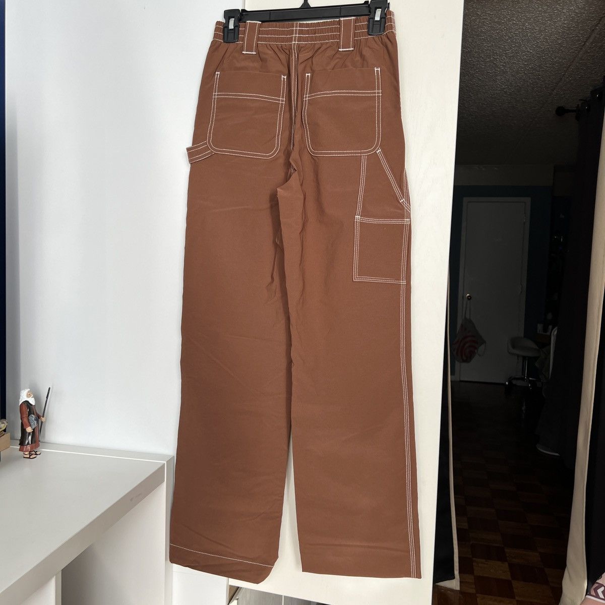 Urban Outfitters UO Nylon Skate Fit Carpenter Pants Size US 29 - 3 Thumbnail